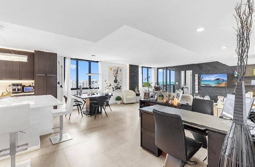 3400 S Ocean Boulevard, #Phg, Highland Beach, FL 33487 Open floor plan
