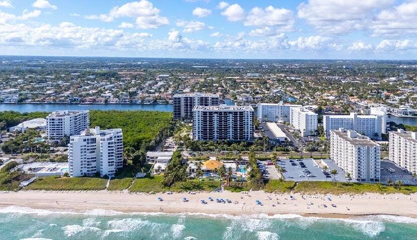 3400 S Ocean Boulevard, #Phg, Highland Beach, FL 33487 Aerial