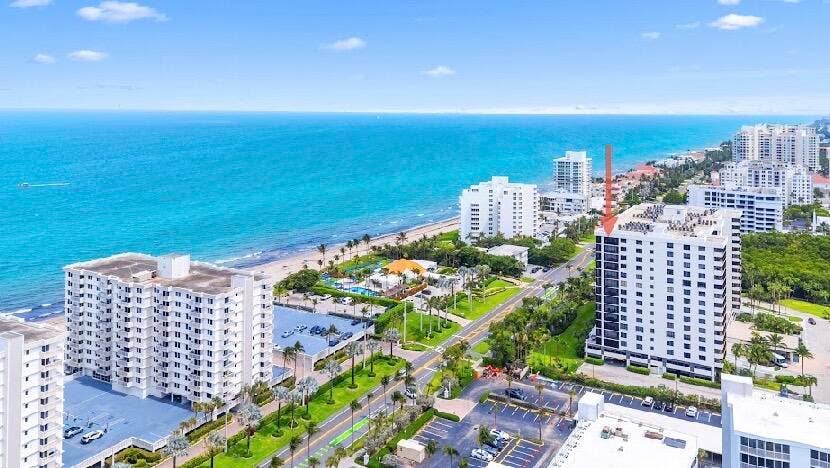 3400 S Ocean Boulevard, #Phg, Highland Beach, FL 33487 Aerial