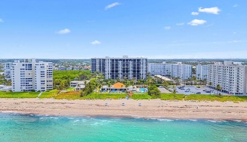 3400 S Ocean Boulevard, #Phg, Highland Beach, FL 33487 Aerial