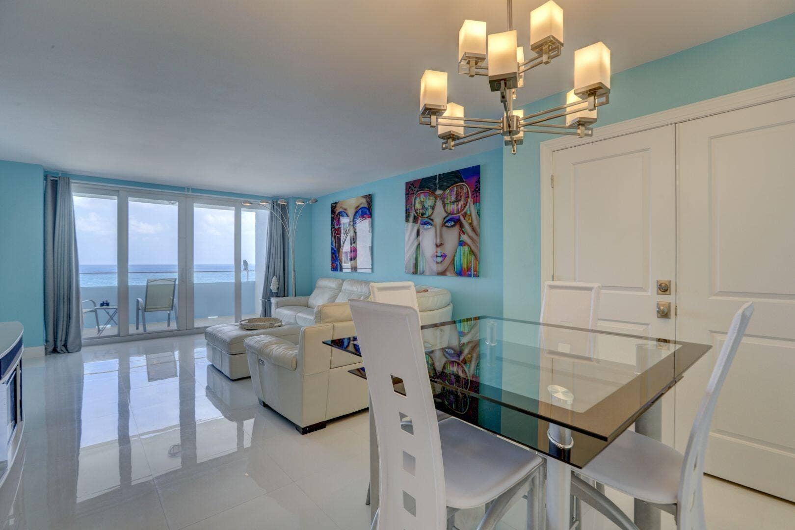4040 Galt Ocean Drive, #604, Fort Lauderdale, FL 33308 Living/Dining Room