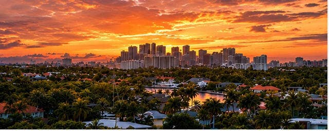 2200 NE 33rd Avenue, #11G, Fort Lauderdale, FL 33305 view of Downtown Ft. Lauderdale even!