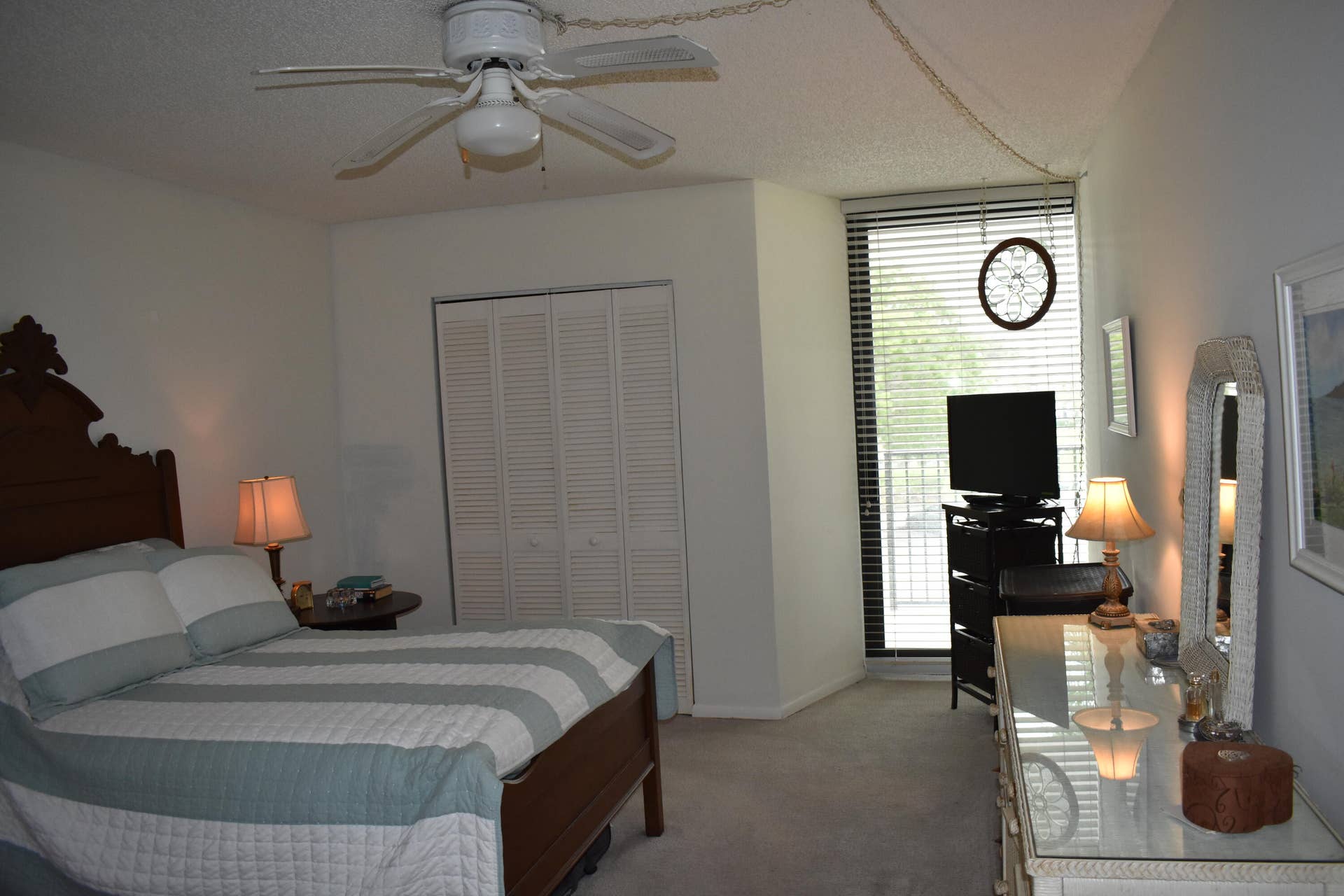1101 River Reach Drive, #212, Fort Lauderdale, FL 33315 Primary Bedroom with impact sliding glass door to balcony