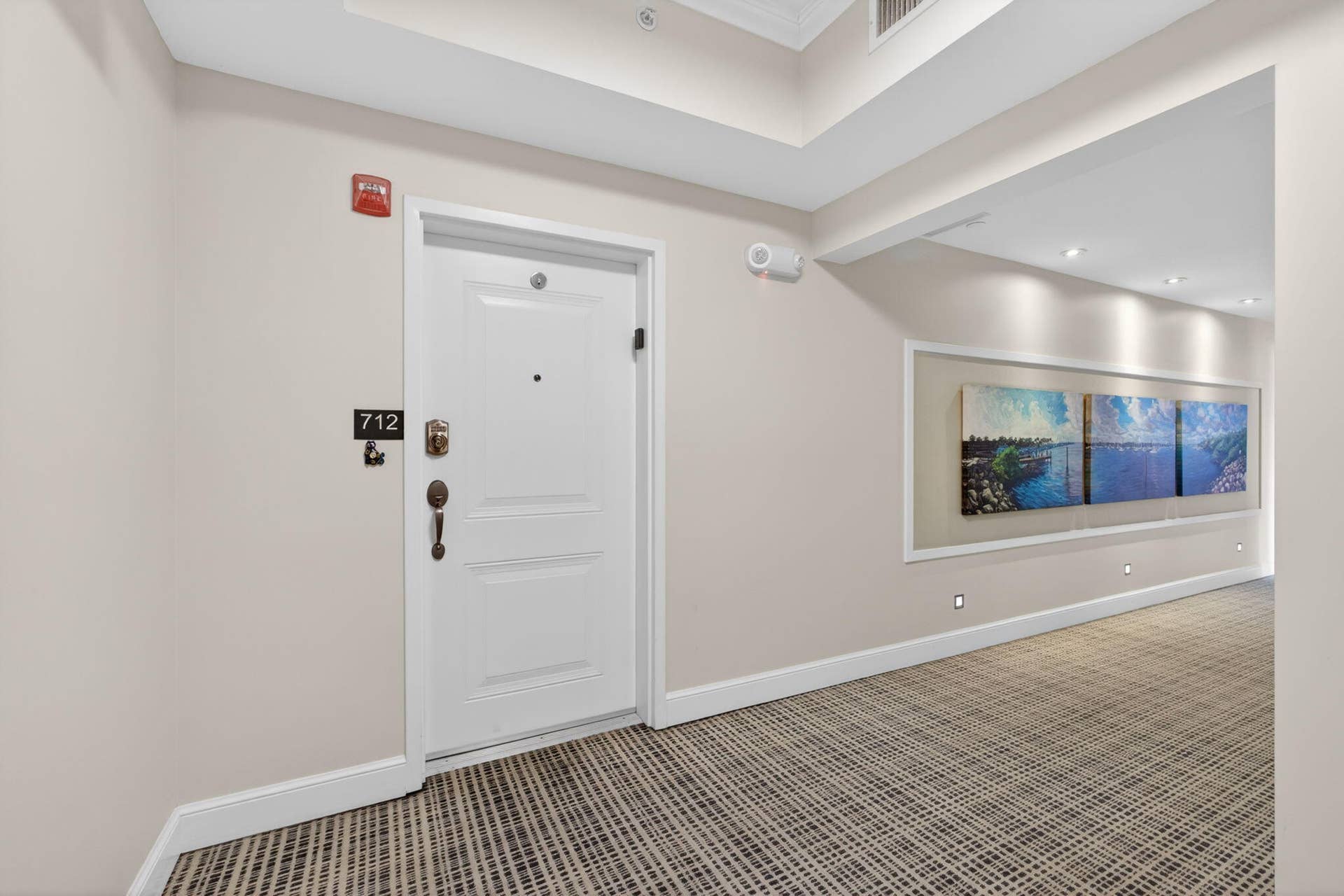 Front door of unit 712