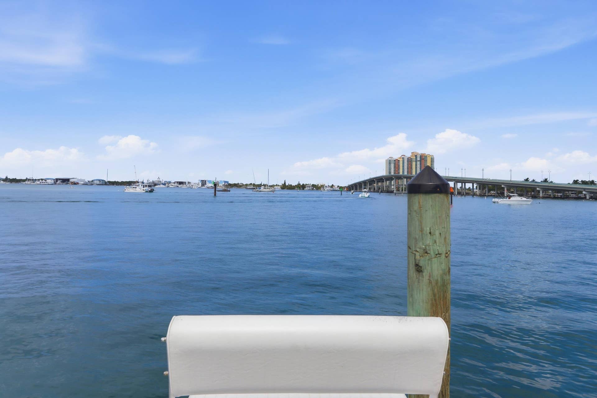 220 Lake Drive, #206, Palm Beach Shores, FL 33404 dock view