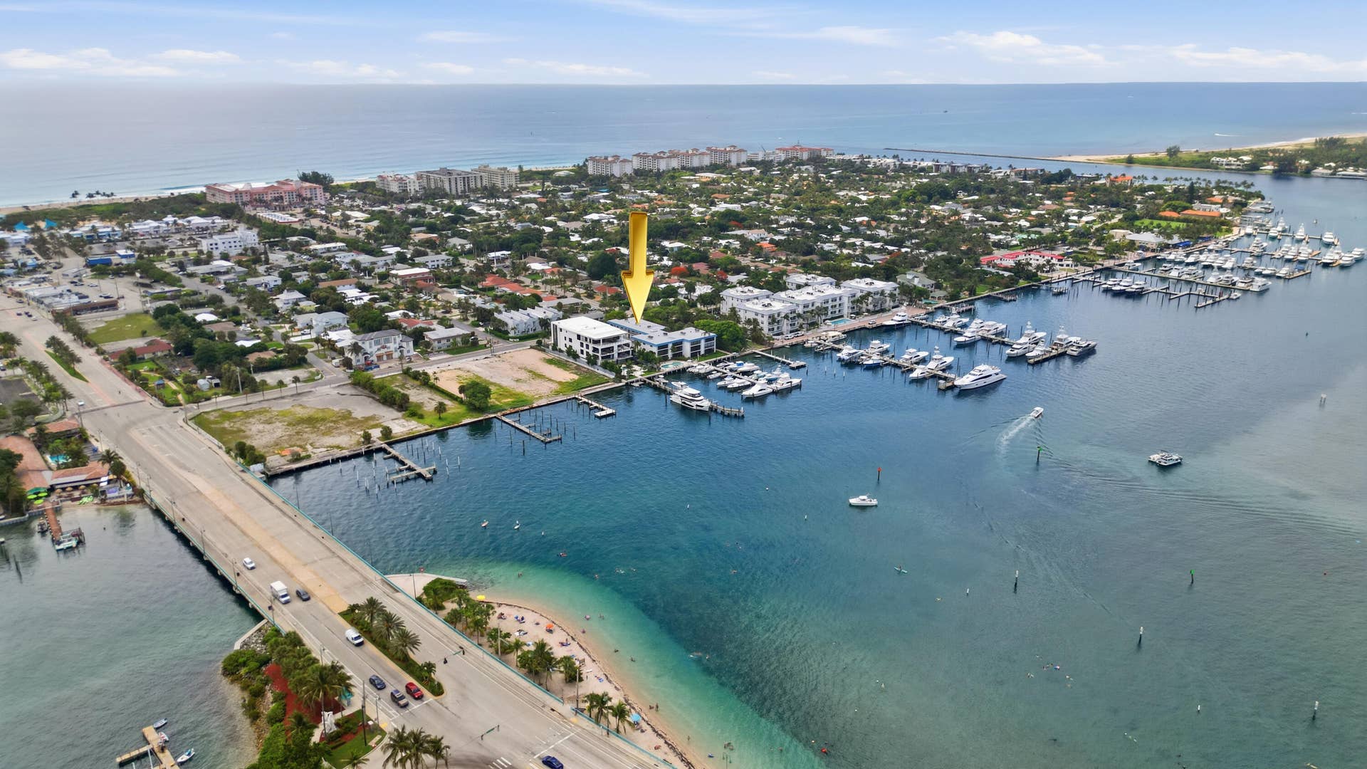 220 Lake Drive, #206, Palm Beach Shores, FL 33404 aerial