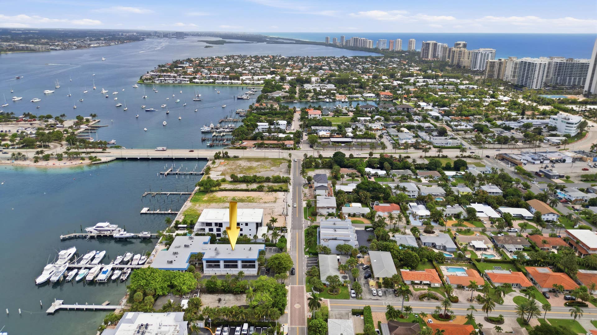 220 Lake Drive, #206, Palm Beach Shores, FL 33404 aerial