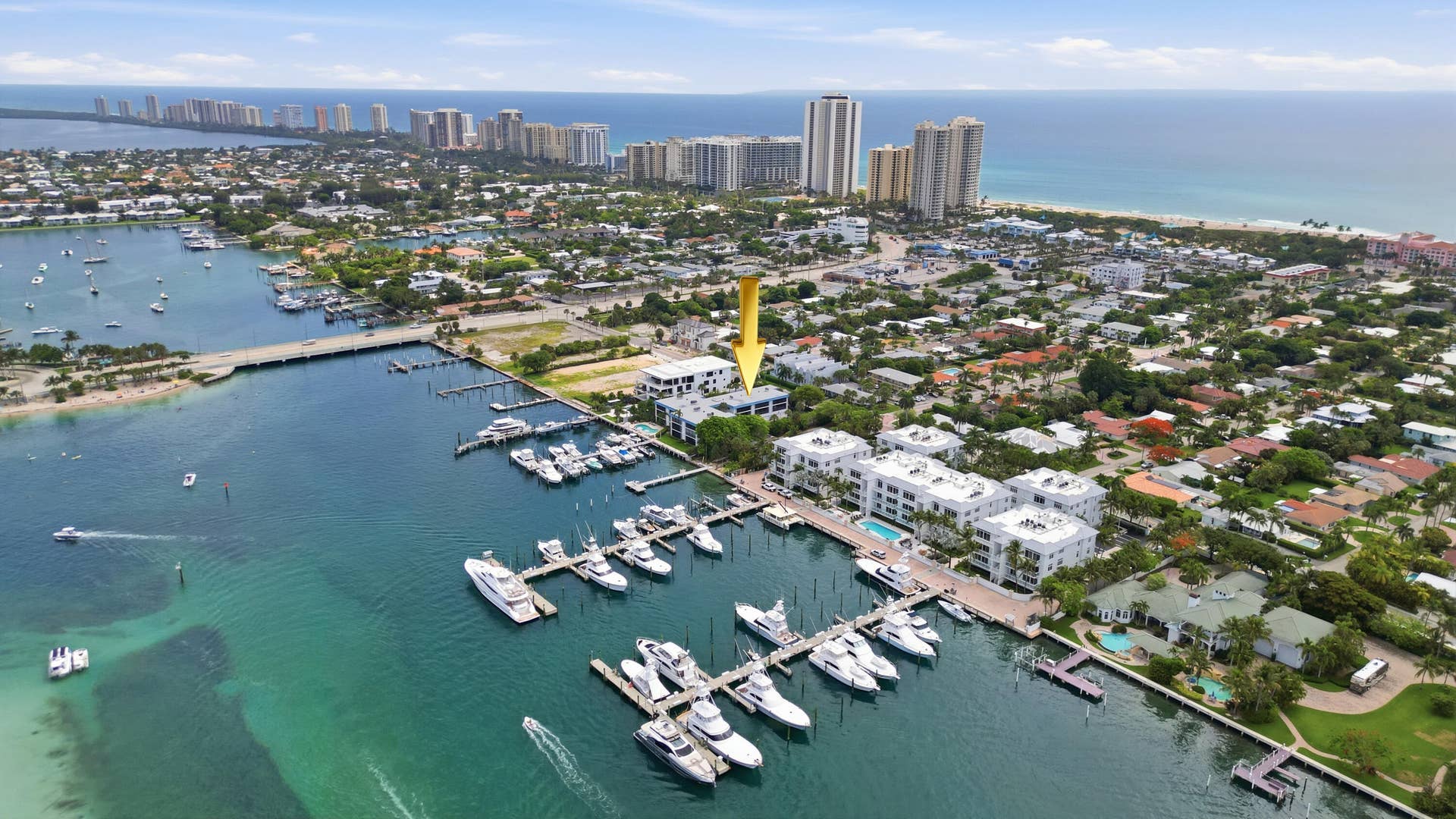 220 Lake Drive, #206, Palm Beach Shores, FL 33404 aerial