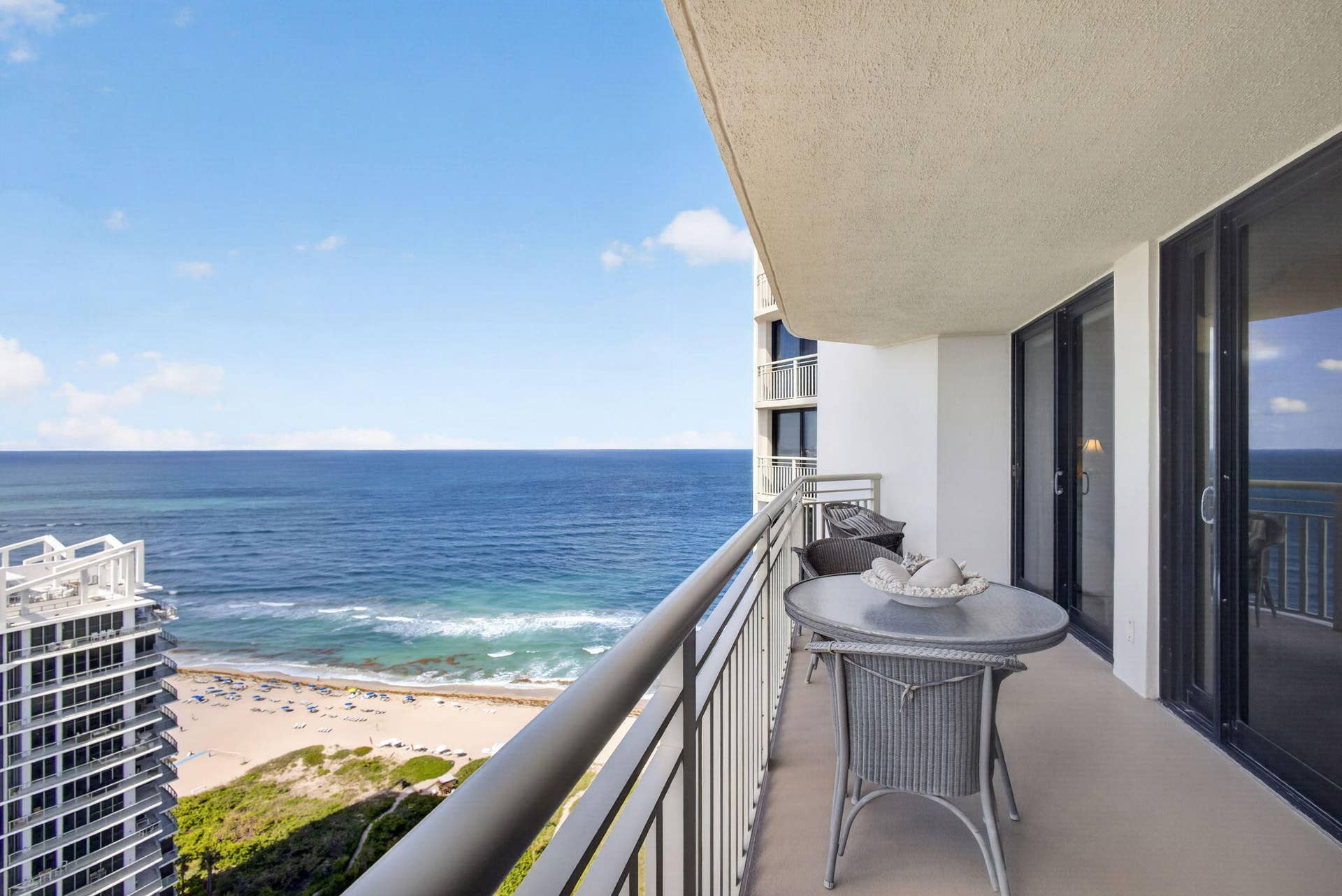 3000 N Ocean Drive, #31 B, Singer Island, FL 33404 Spacious Balcony