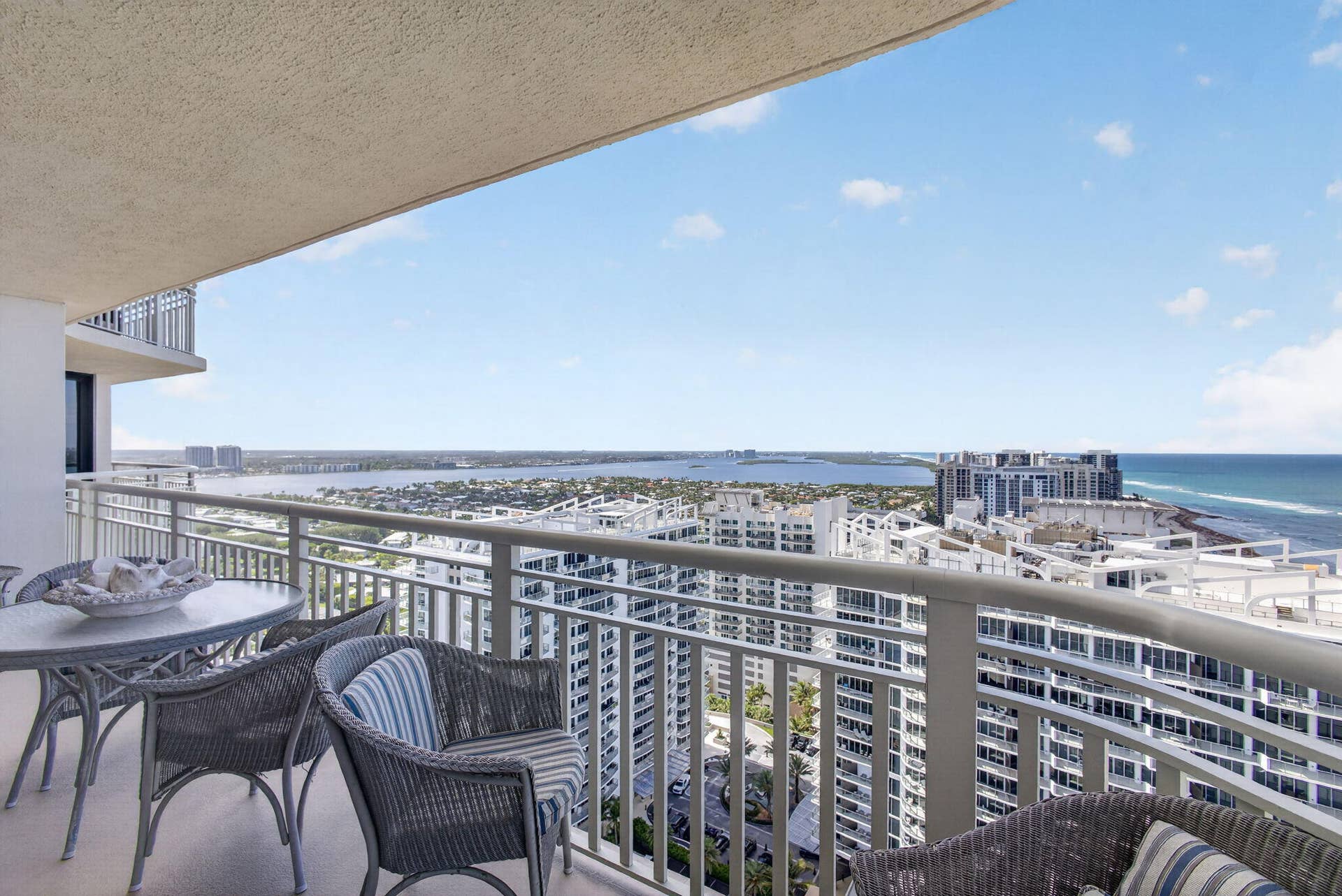 3000 N Ocean Drive, #31 B, Singer Island, FL 33404 Spacious Balcony