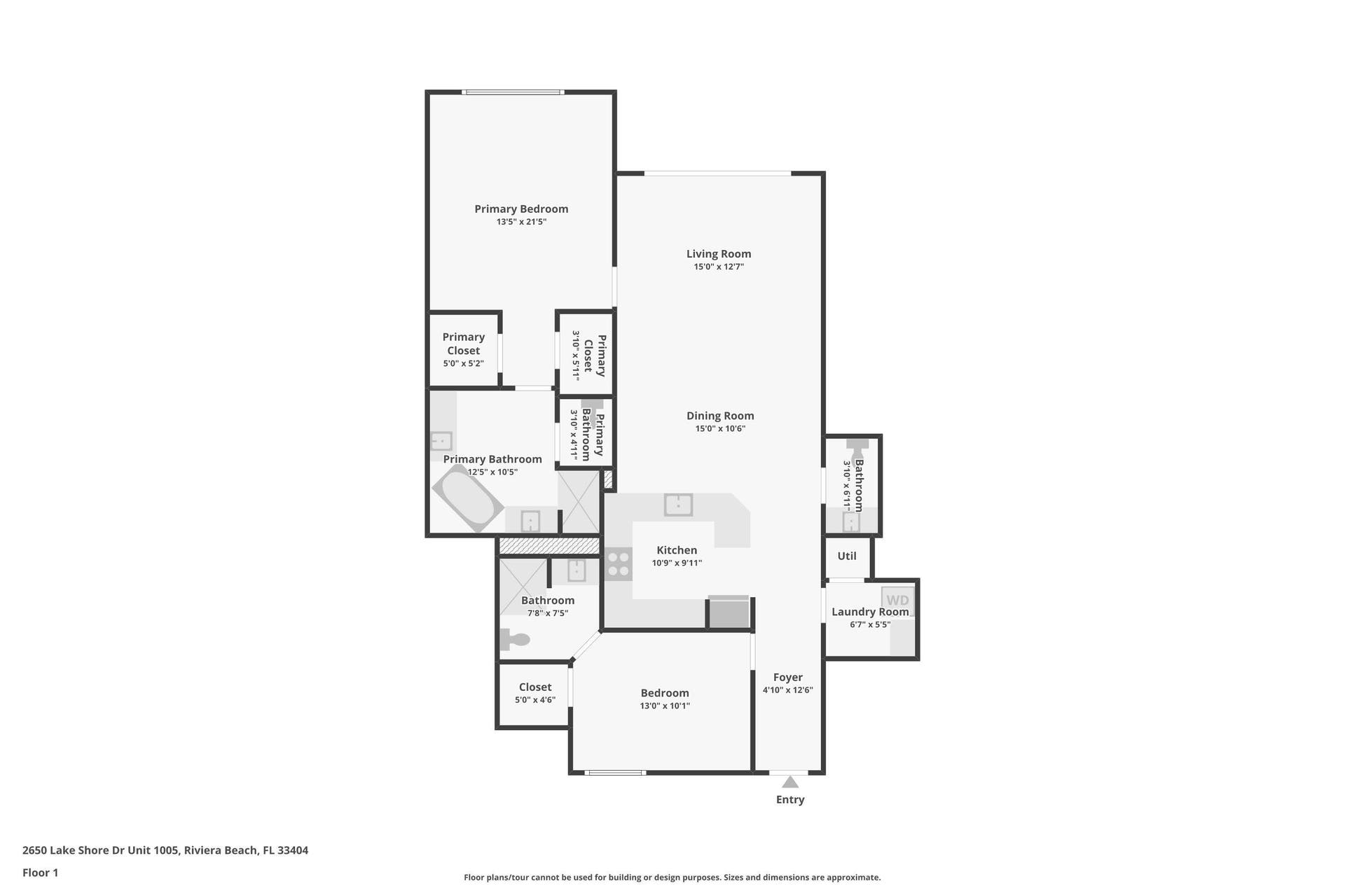 2650 Lake Shore Drive, #1202, Riviera Beach, FL 33404 1-floor-1