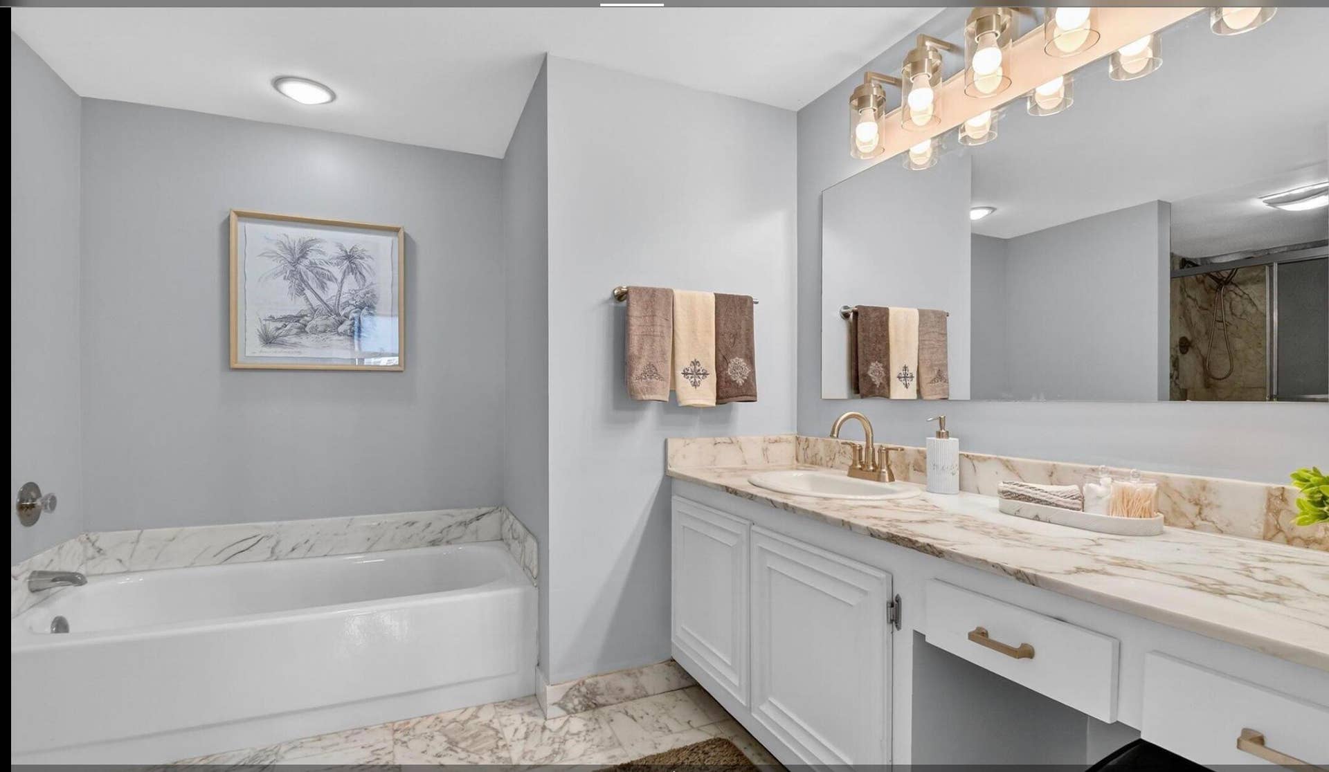 3400 N Ocean Drive, #405, Singer Island, FL 33404 Primary Bath