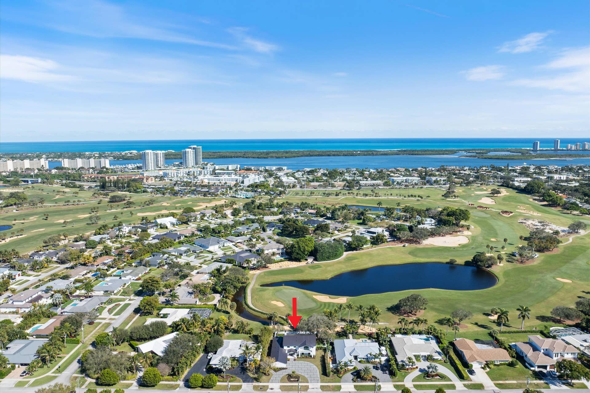 868 Country Club Drive, North Palm Beach, FL 33408 Aerial