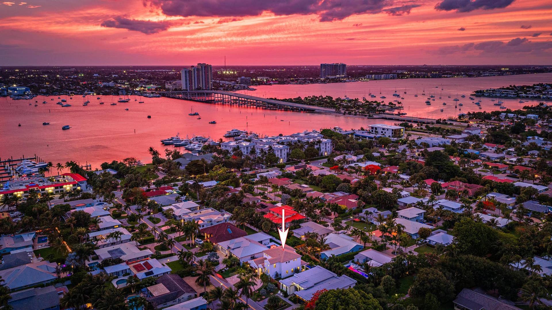 309 Cascade Lane, Palm Beach Shores, FL 33404 Aerial