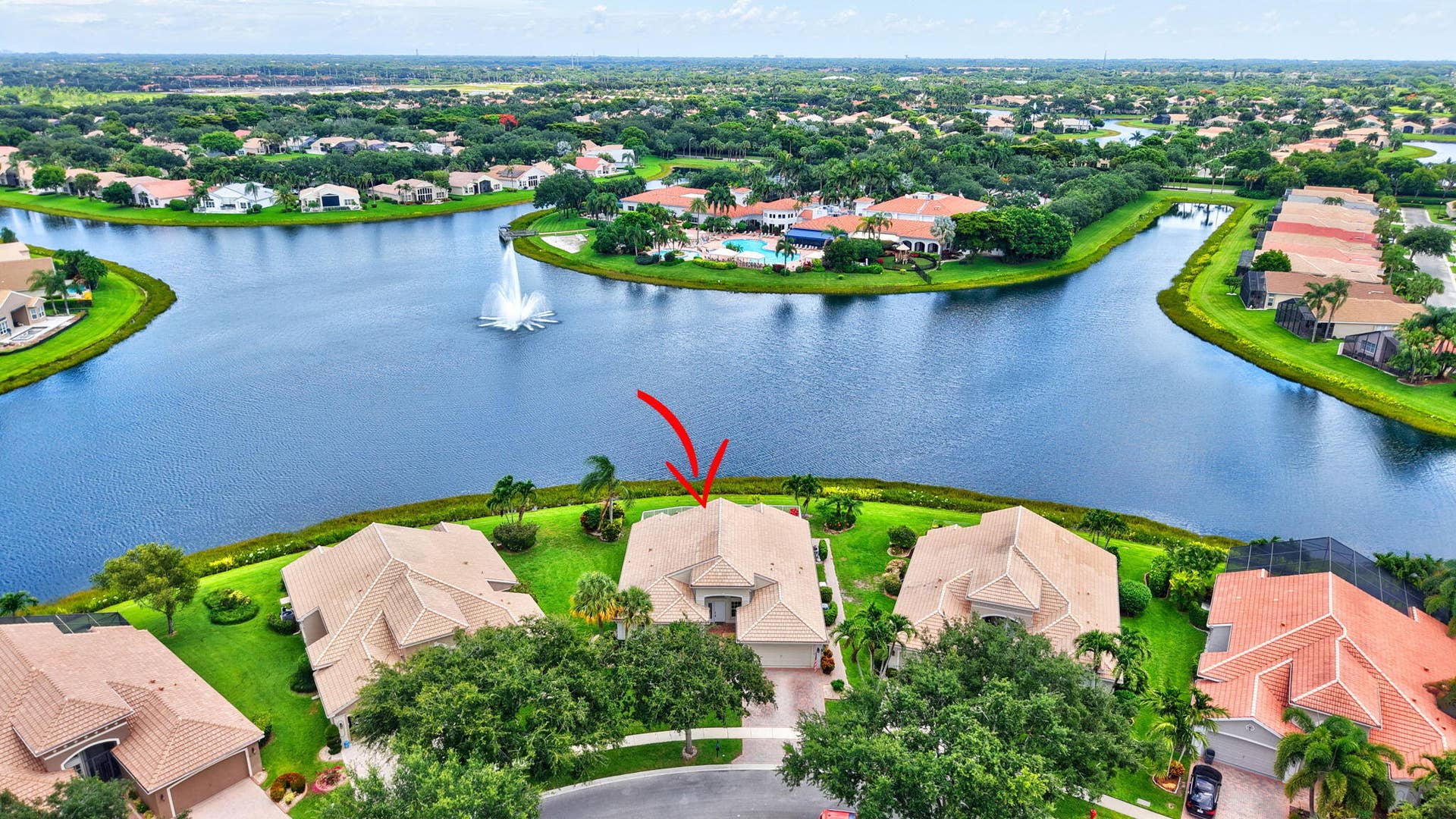 13461 Barcelona Lake Circle, Delray Beach, FL 33446 AERIAL VIEW