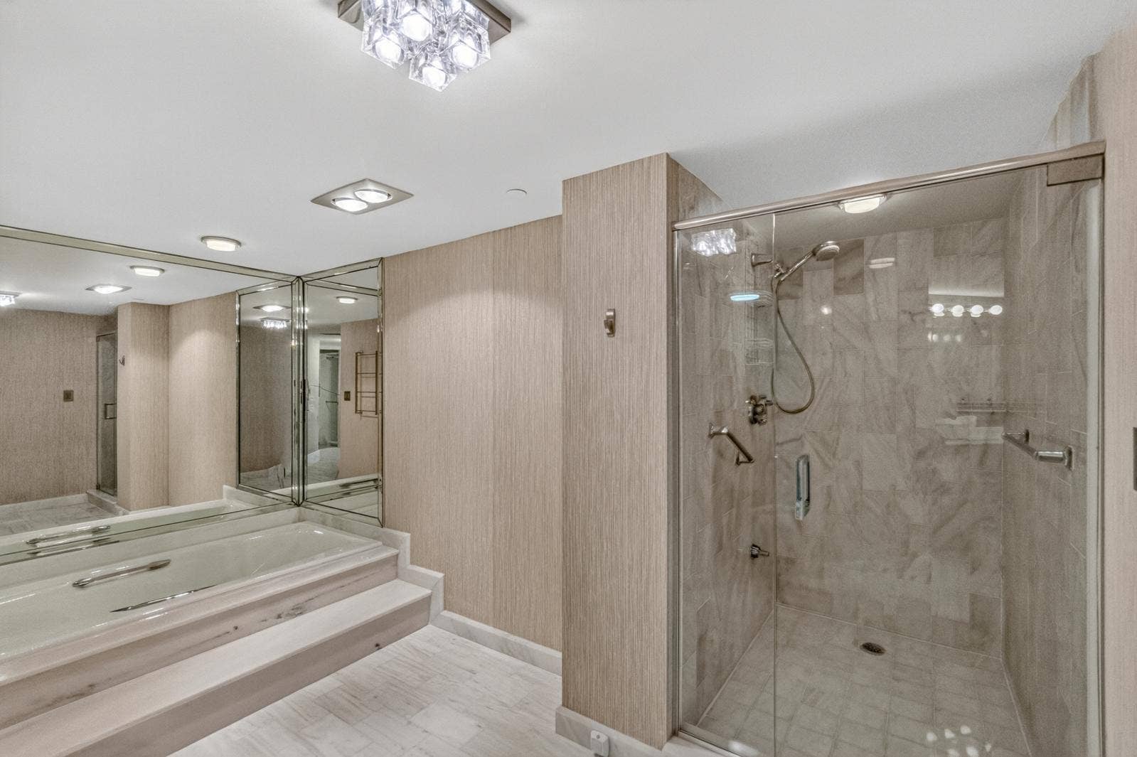Soaking Tub and Walk-in Shower