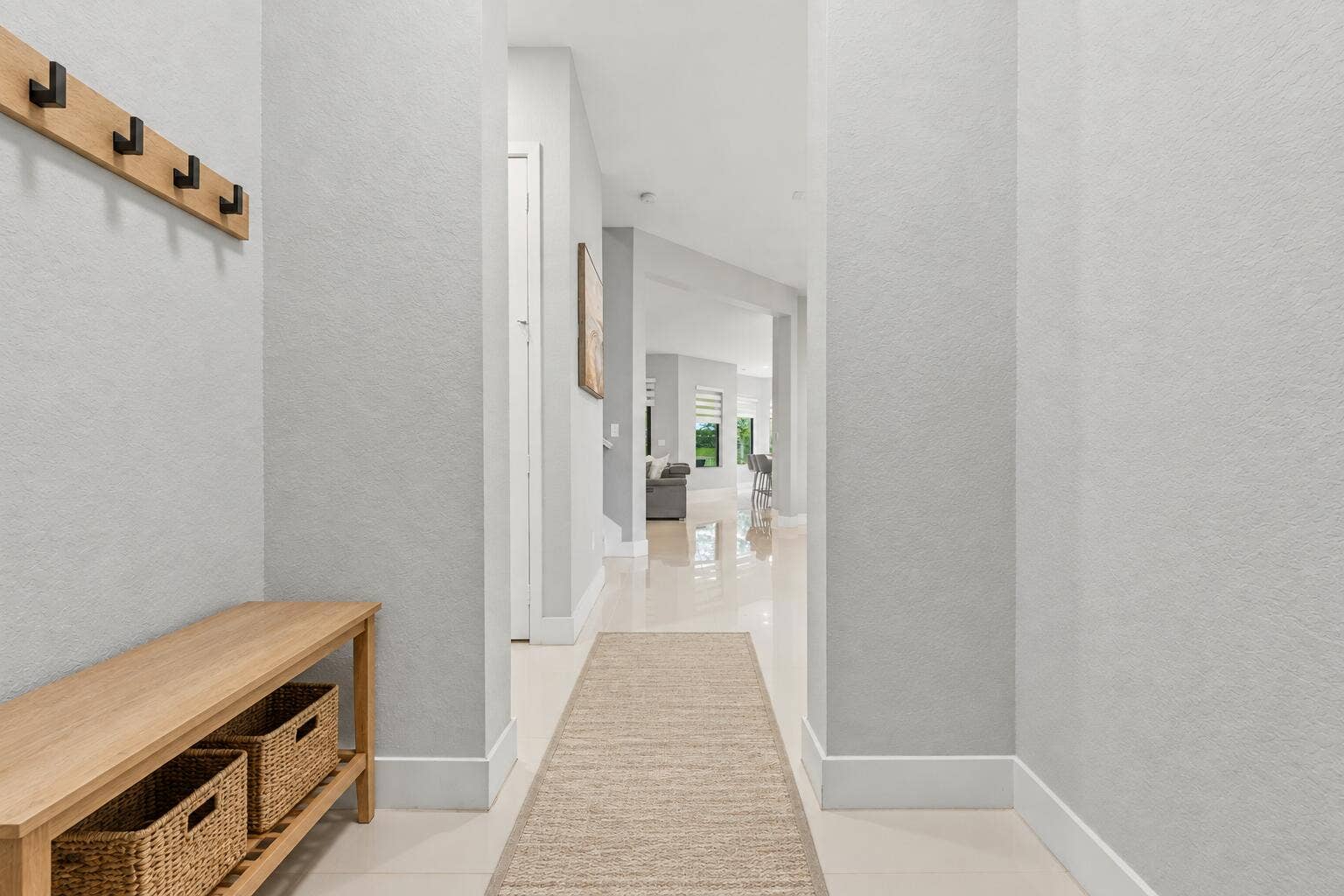mudroom Virtually staged