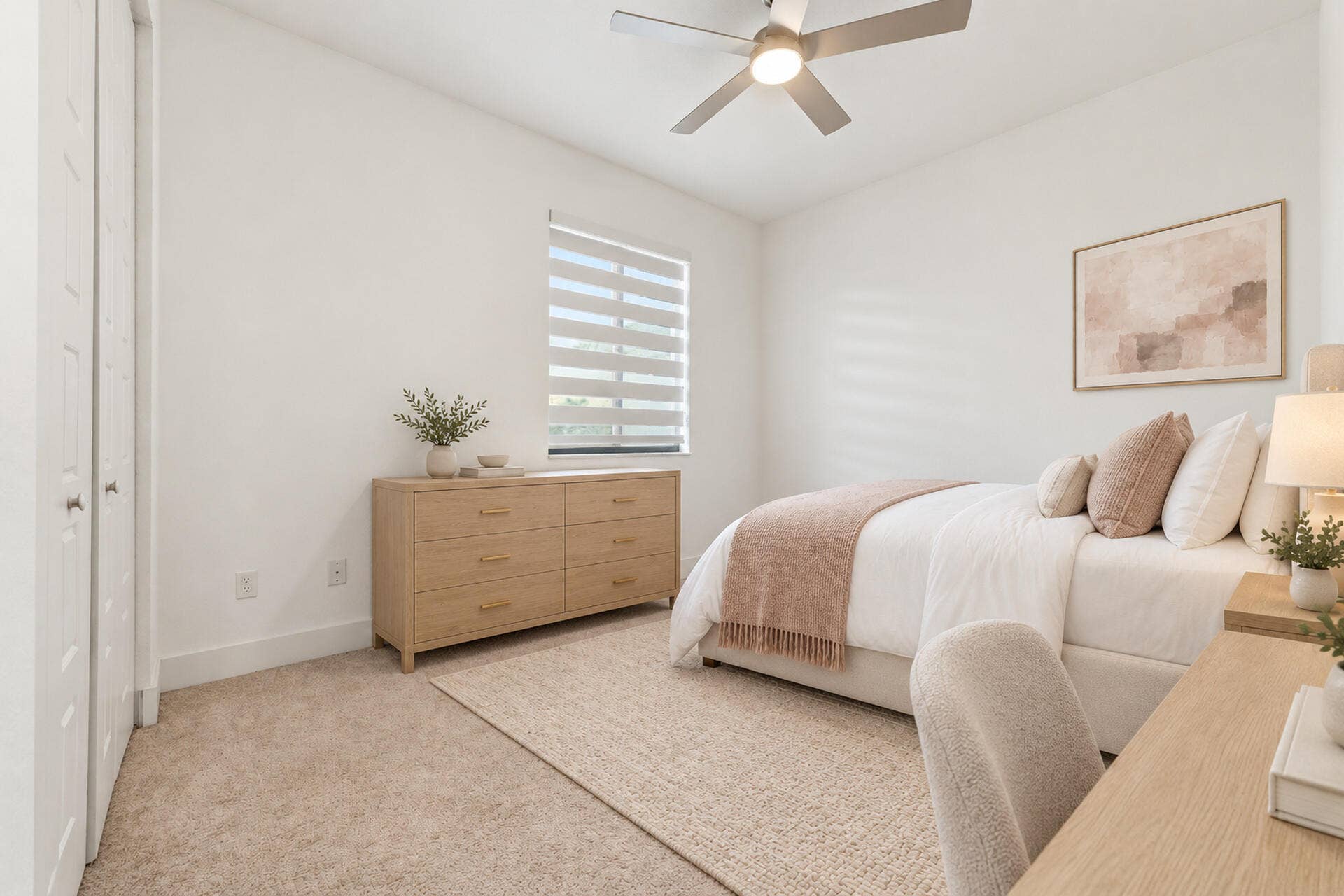 4th bedroom - Virtually staged