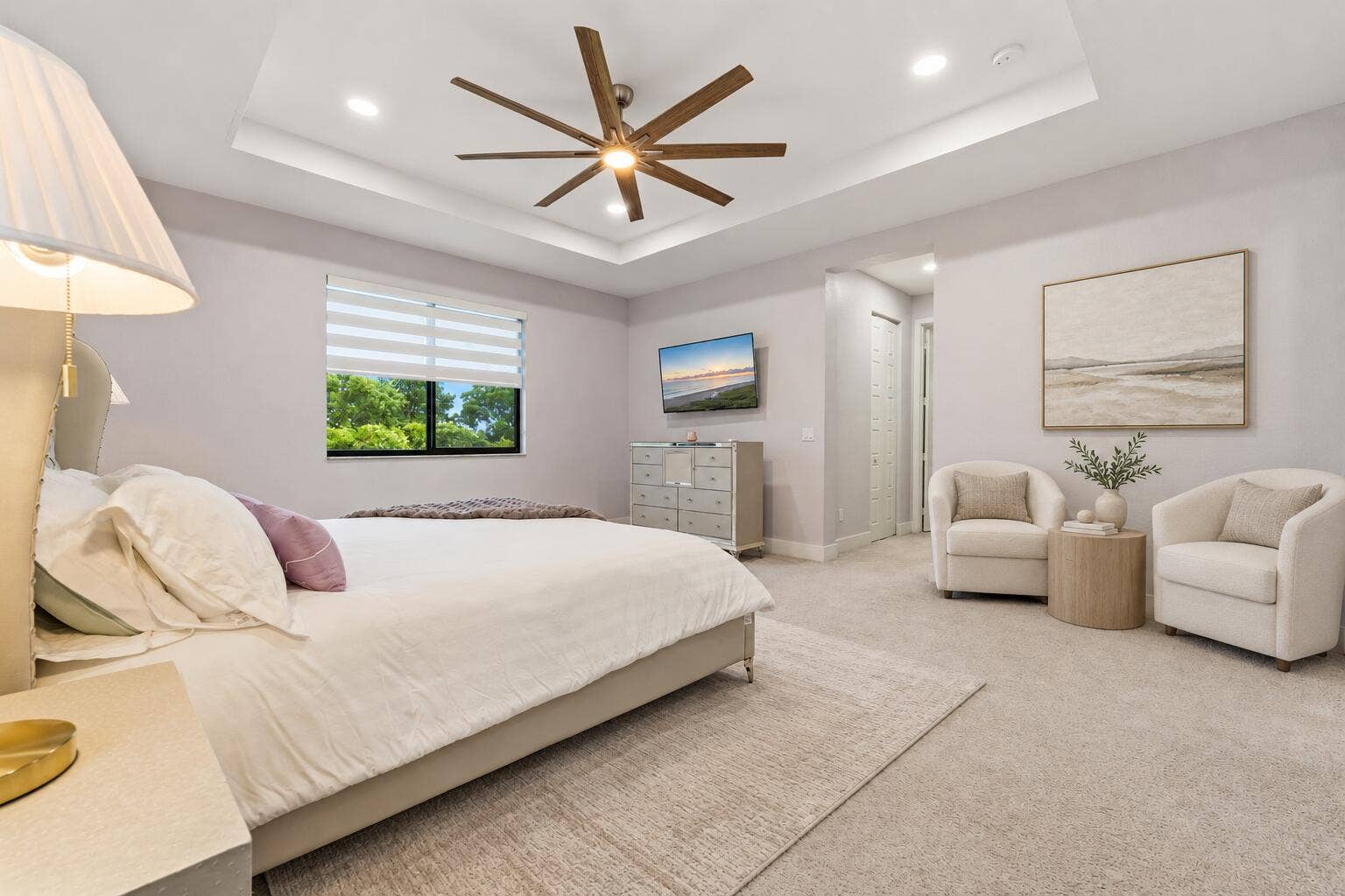 Primary room- Virtually staged