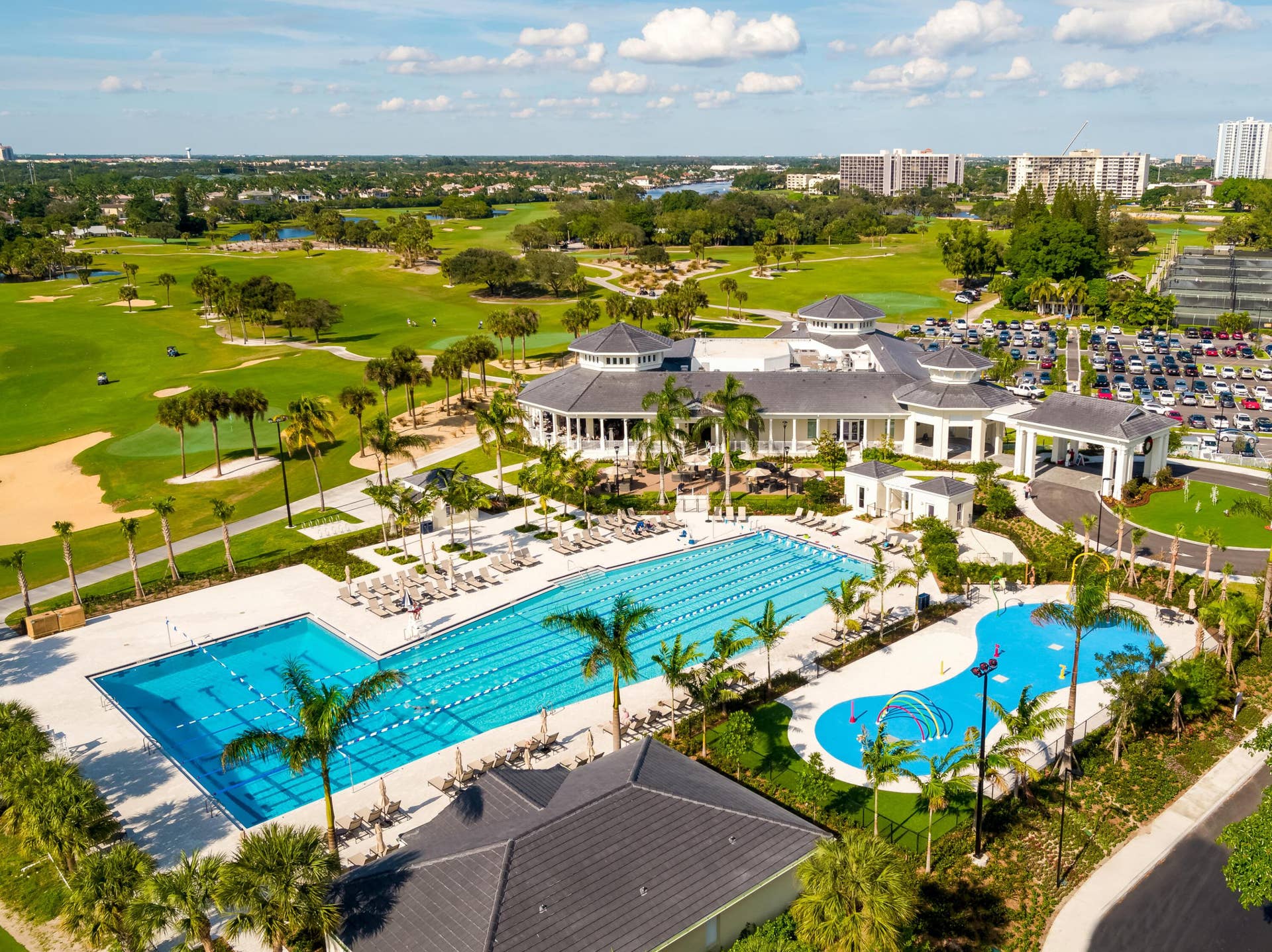 336 Golfview Road, #619, North Palm Beach, FL 33408 Clubhouse Aerial 2