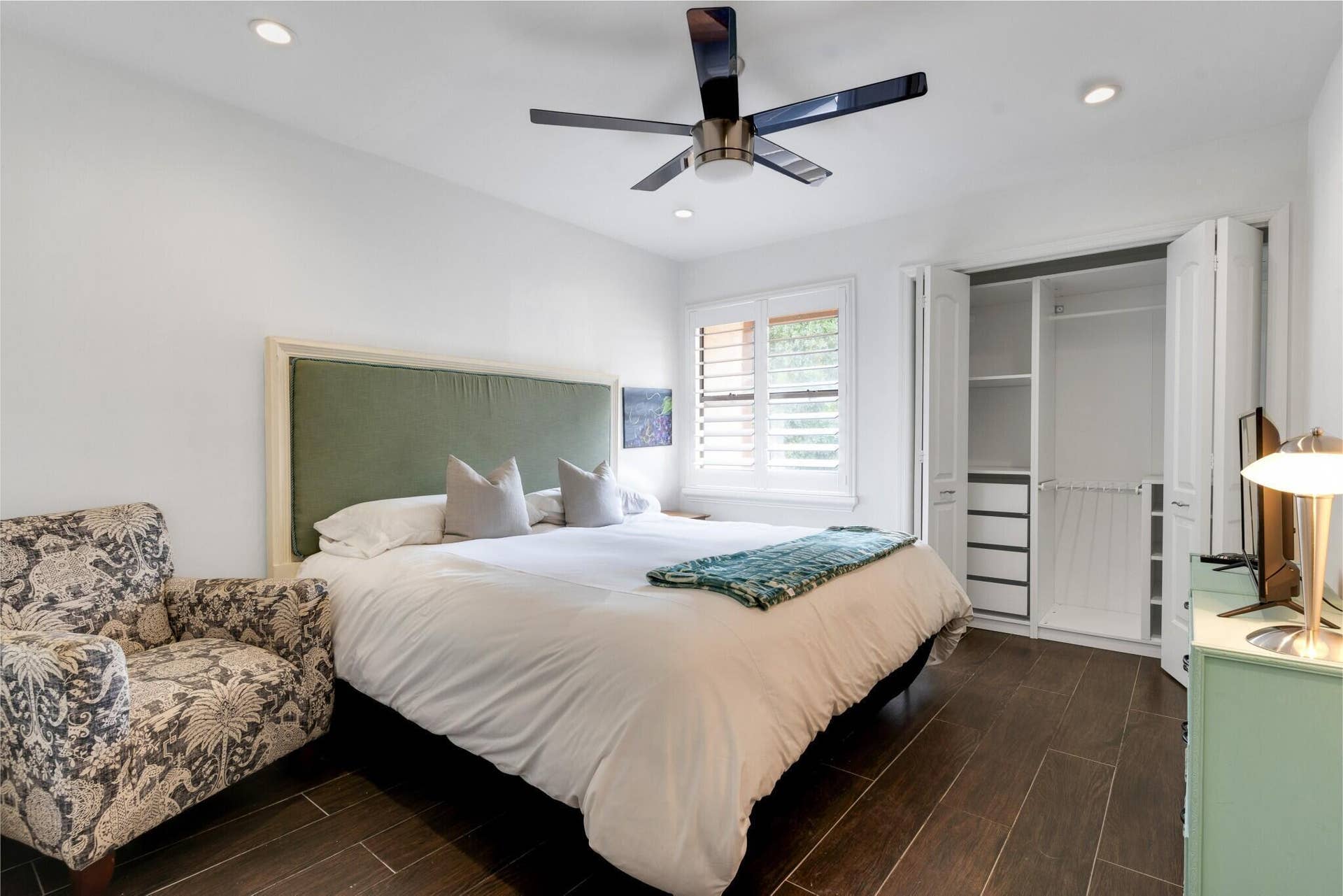 Second Floor - 3rd Bedroom with Built-In closet cabinets - Shown previously furnished