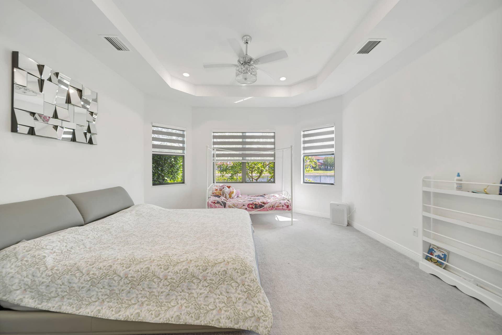 Primary Bedroom - back of the house overlooking waterview