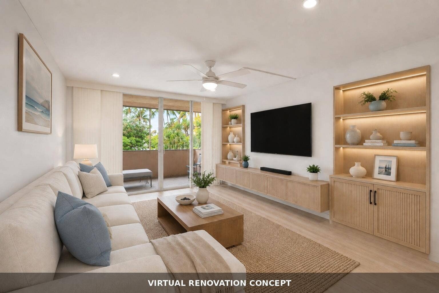 Virtual Renovation Concept Living Room