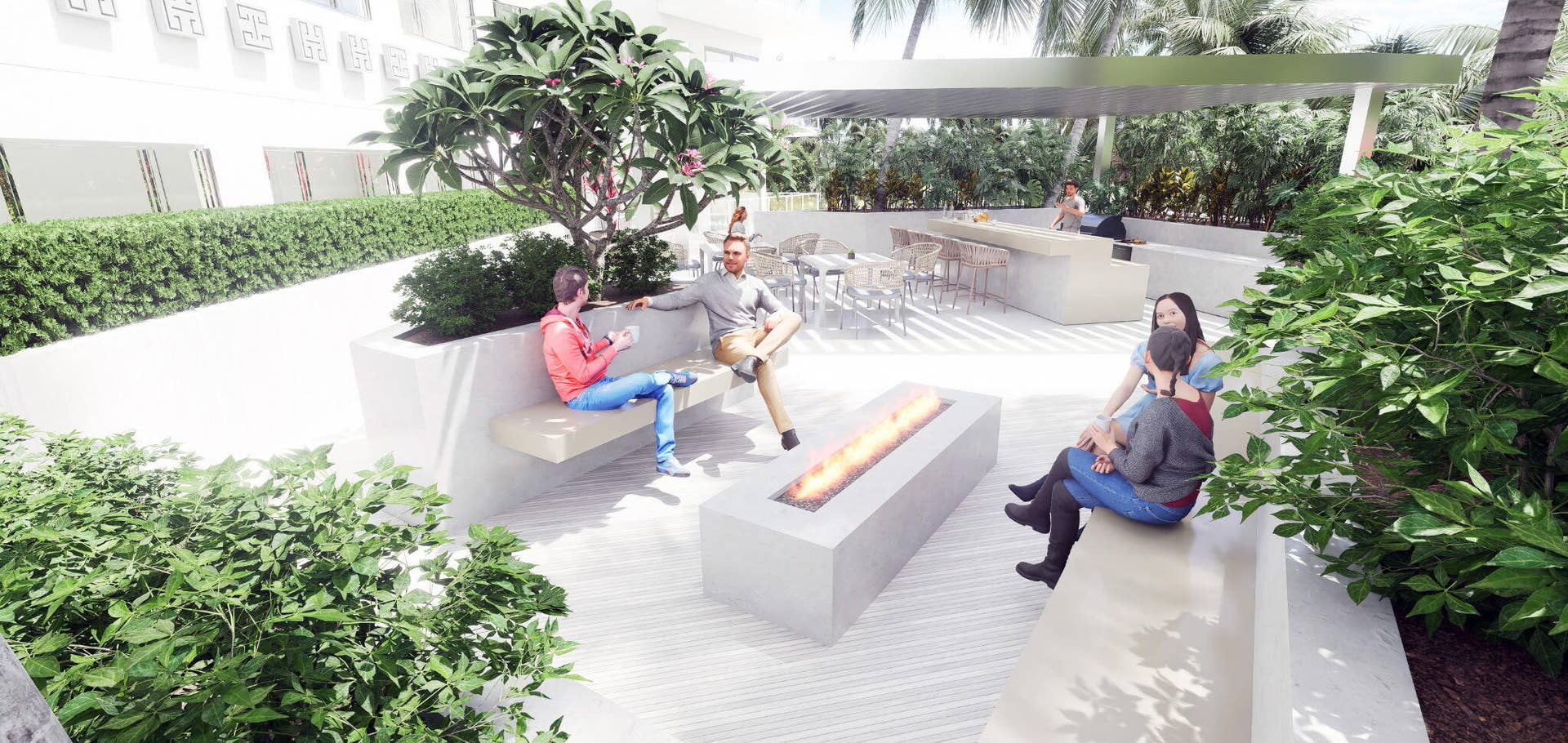 3000 Holiday Drive, #1505, Fort Lauderdale, FL 33316 Proposed artist rendering of common areas remodel