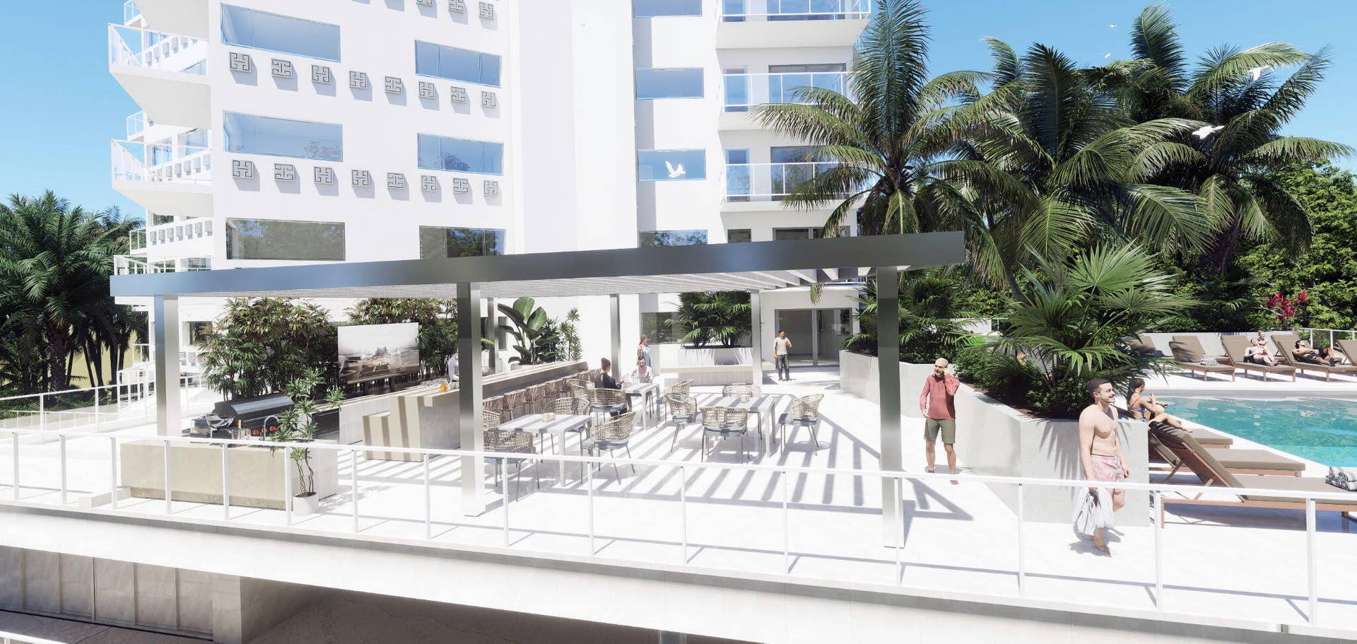 3000 Holiday Drive, #1505, Fort Lauderdale, FL 33316 Proposed artist rendering of common areas remodel