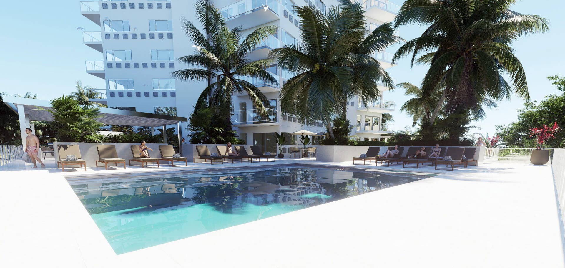 3000 Holiday Drive, #1505, Fort Lauderdale, FL 33316 Proposed artist rendering of common areas remodel