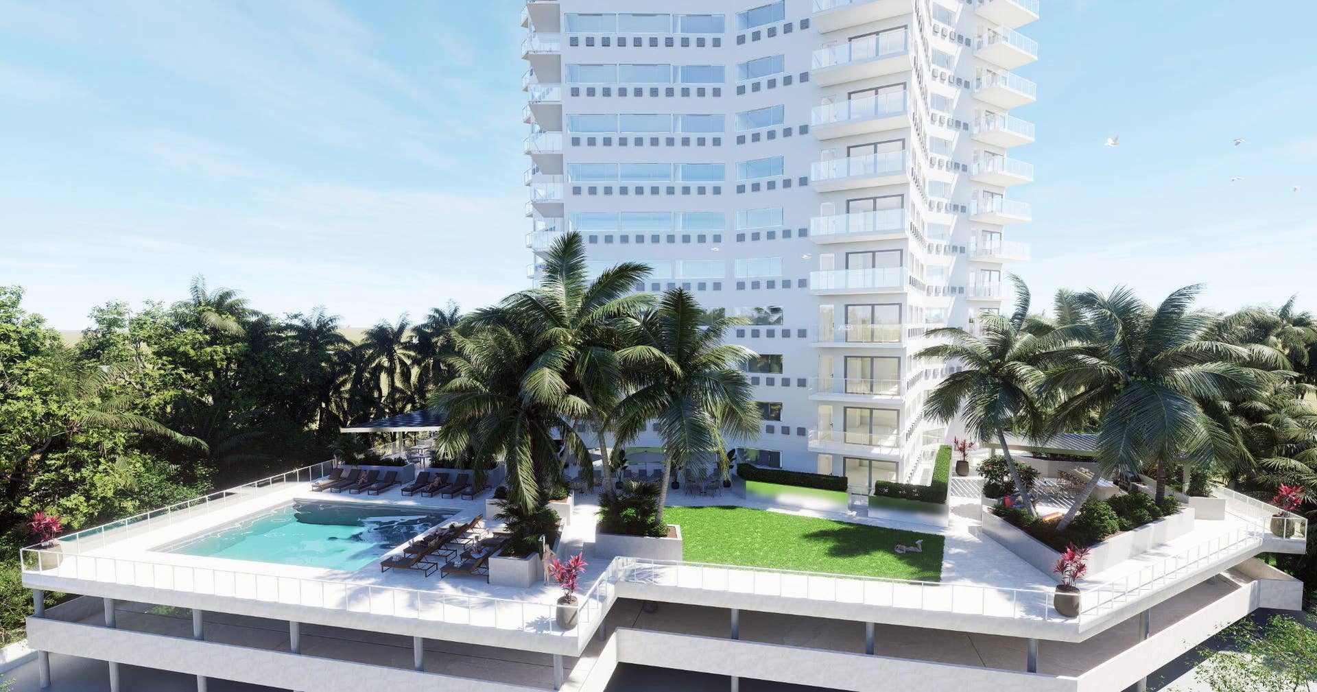 3000 Holiday Drive, #1505, Fort Lauderdale, FL 33316 Proposed artist rendering of common areas remodel