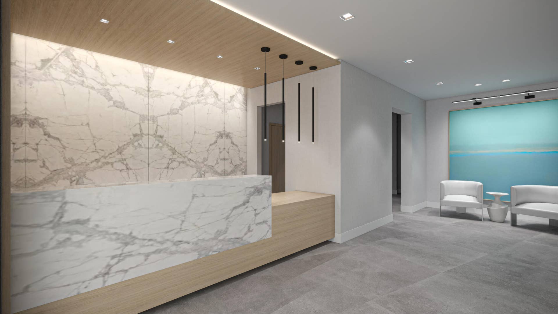 3000 Holiday Drive, #1505, Fort Lauderdale, FL 33316 Proposed artist rendering of common areas remodel