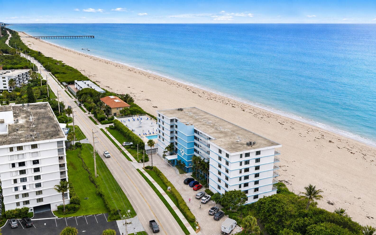 900 Ocean Drive, #202, Juno Beach, FL 33408 The Surf in Juno Beach - all renovations have been completed. virtually staged