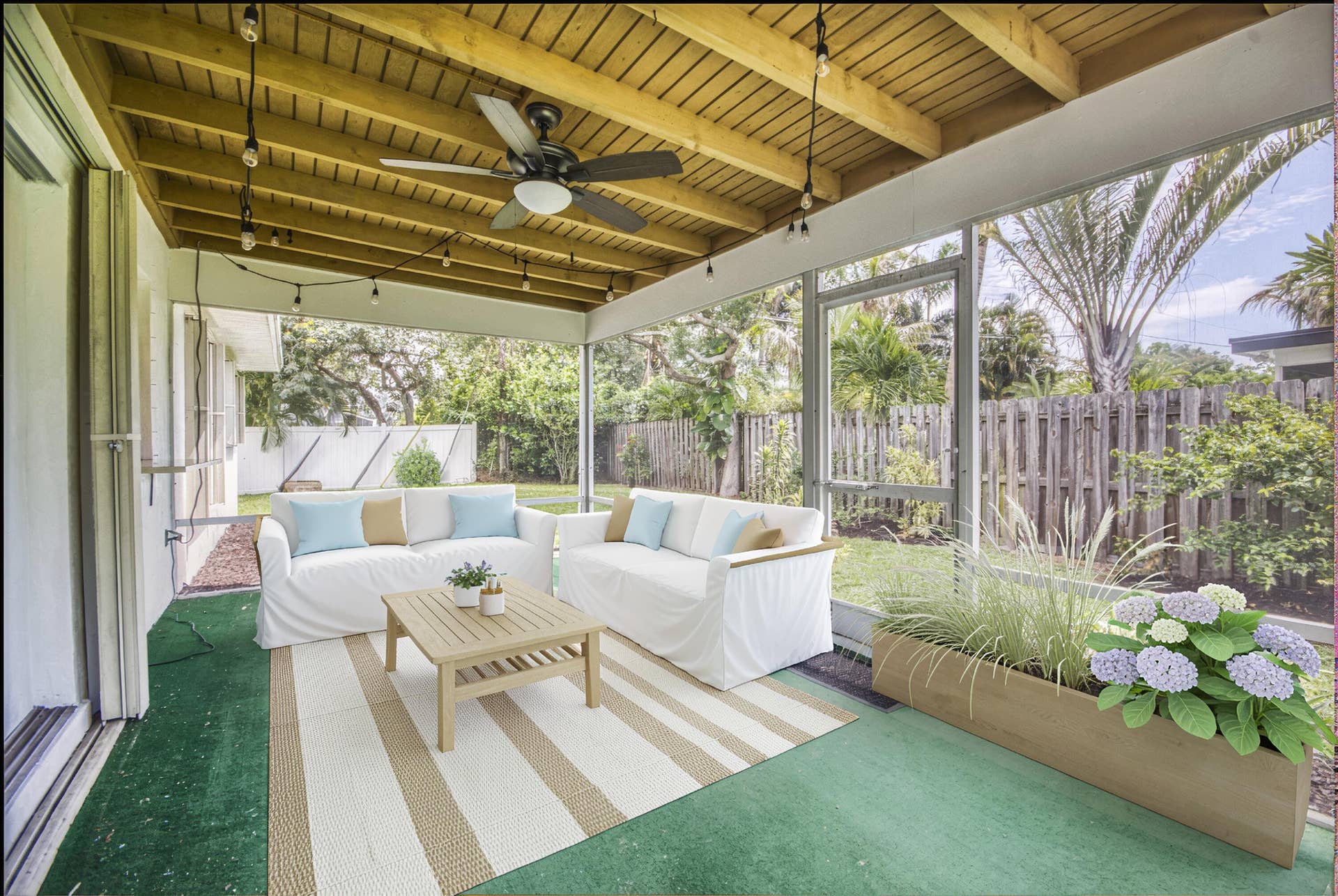 18020 Palm Point Drive, Jupiter, FL 33458 Screen-Enclosed Patio
