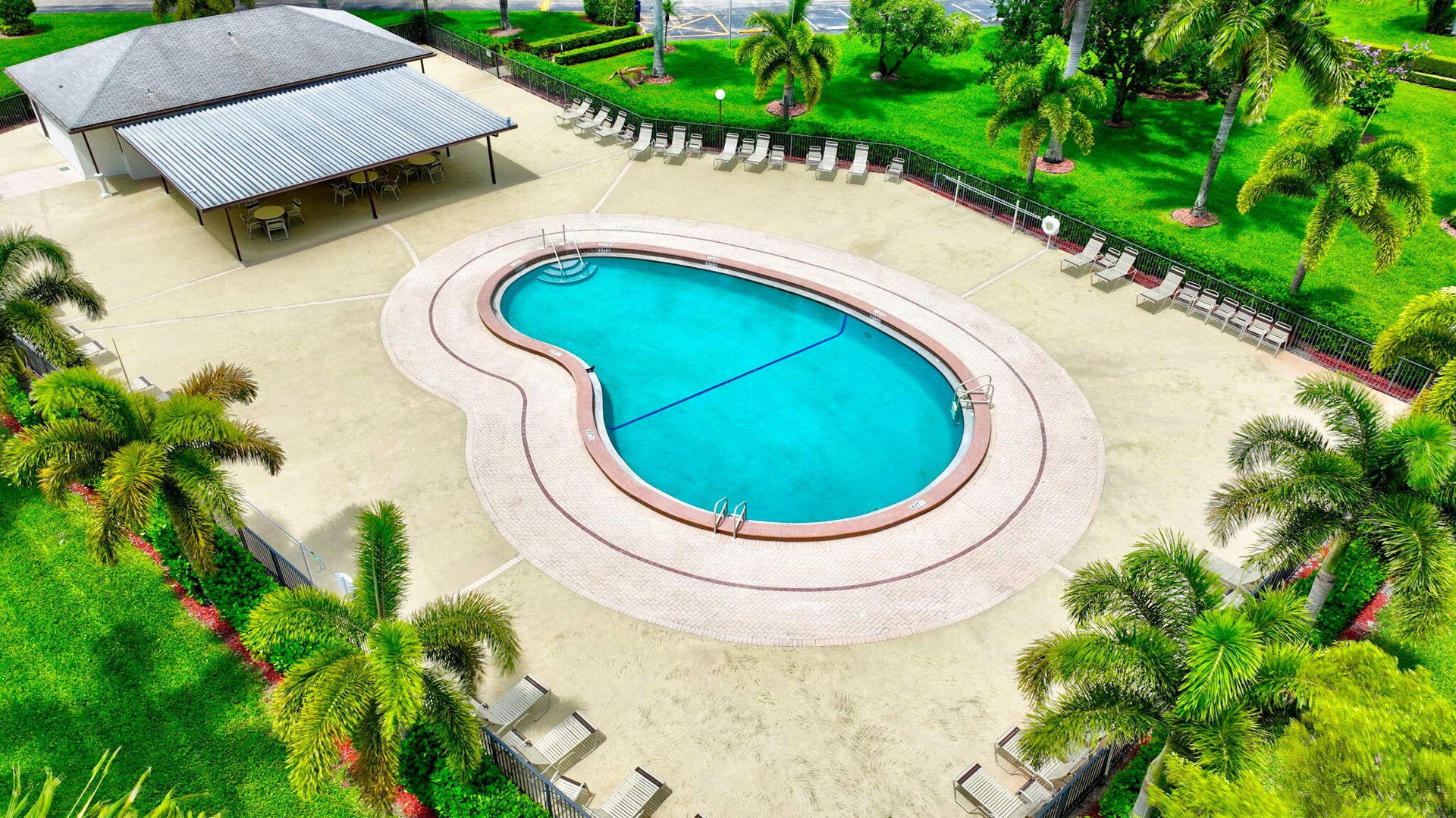 374 Brighton I, #374, Boca Raton, FL 33434 Aerial Views of the Satellite Pool