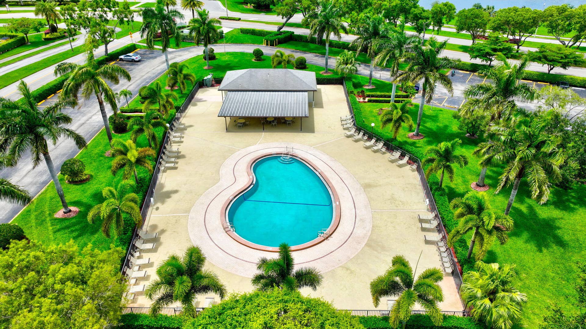 374 Brighton I, #374, Boca Raton, FL 33434 Aerial Views of the Satellite Pool