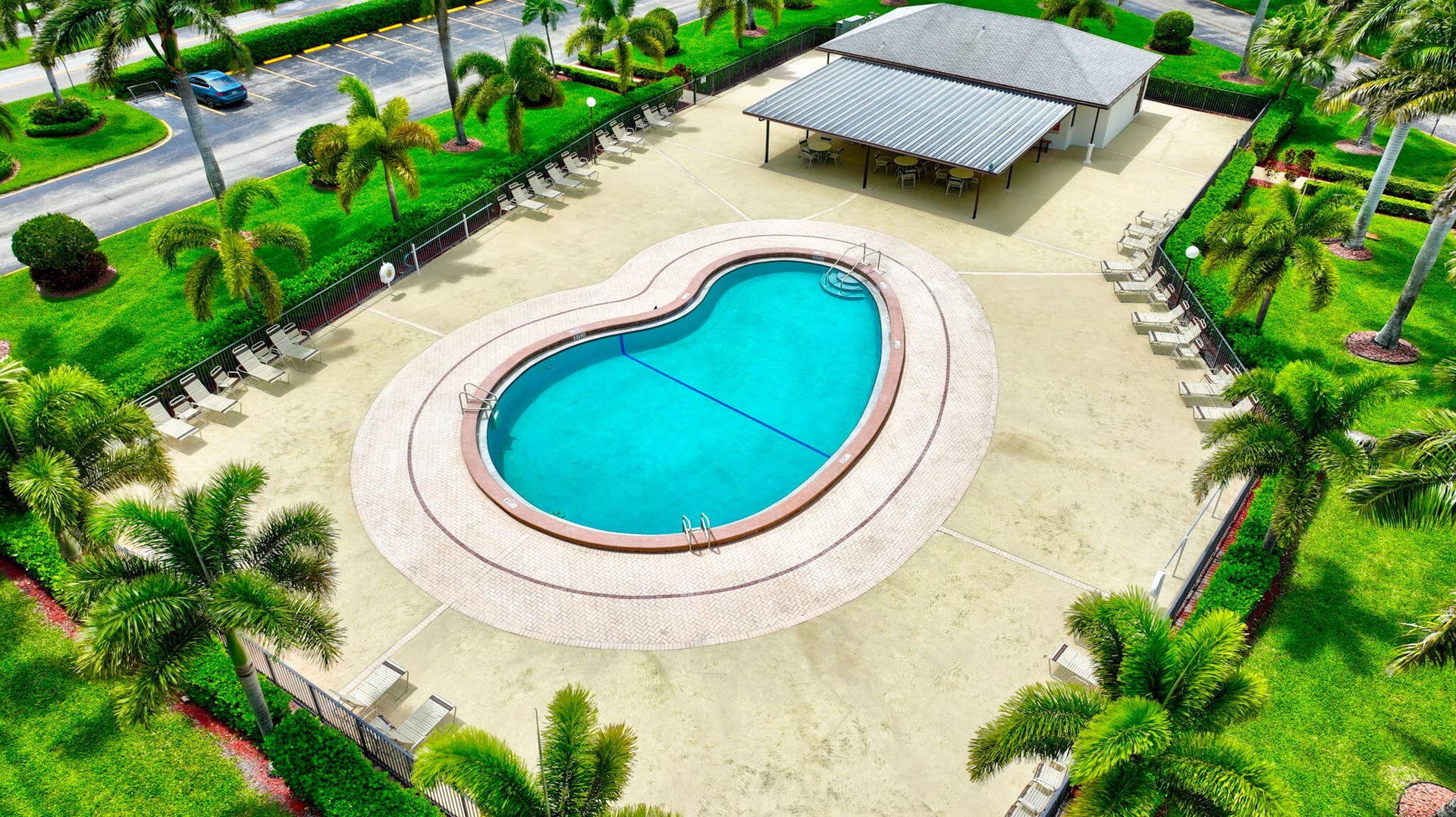 374 Brighton I, #374, Boca Raton, FL 33434 Aerial Views of the Satellite Pool
