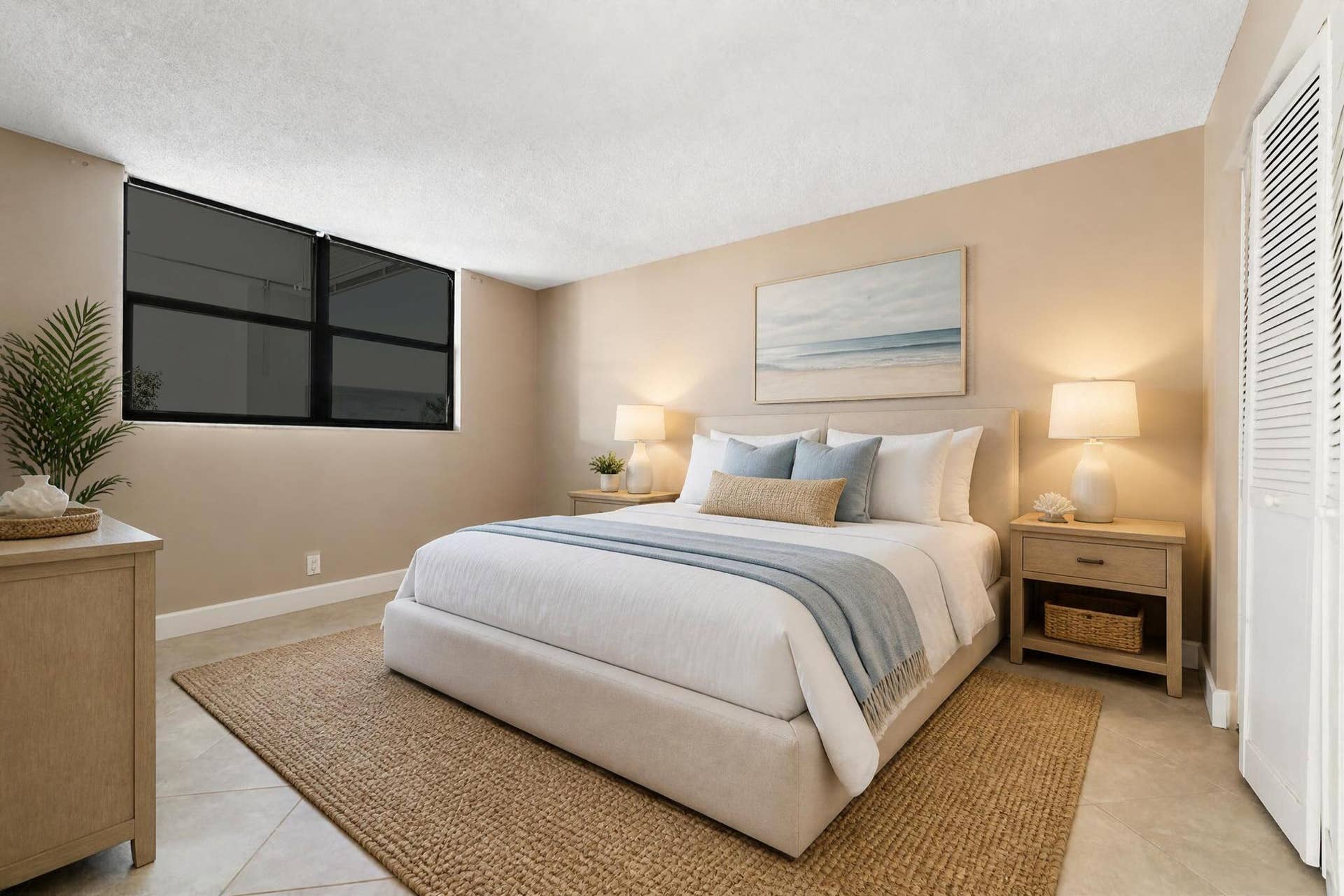 Virtual staged Photo Guest Bedroom