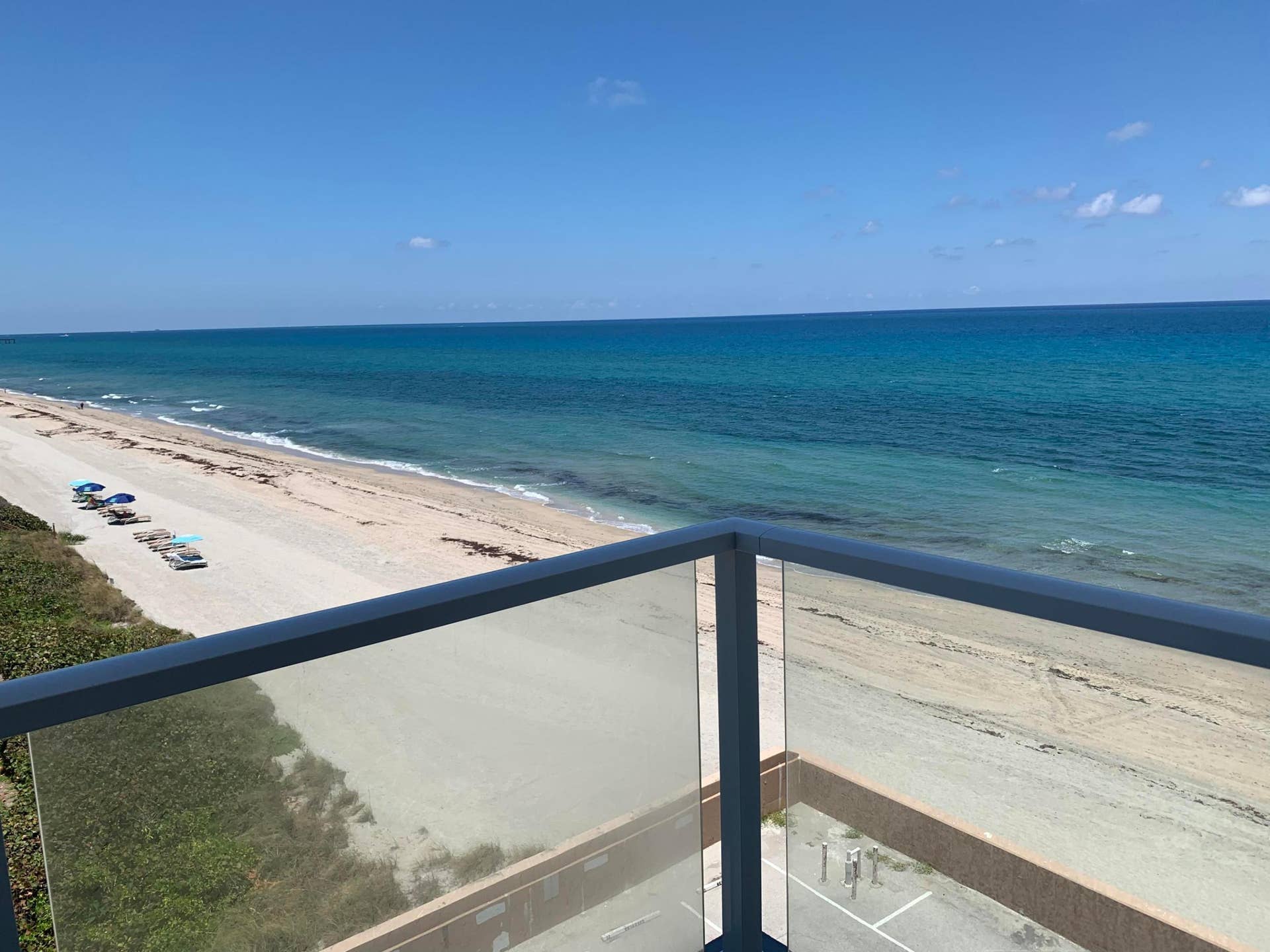 3450 S Ocean Boulevard, #508, Palm Beach, FL 33480 Glass Front Balcony