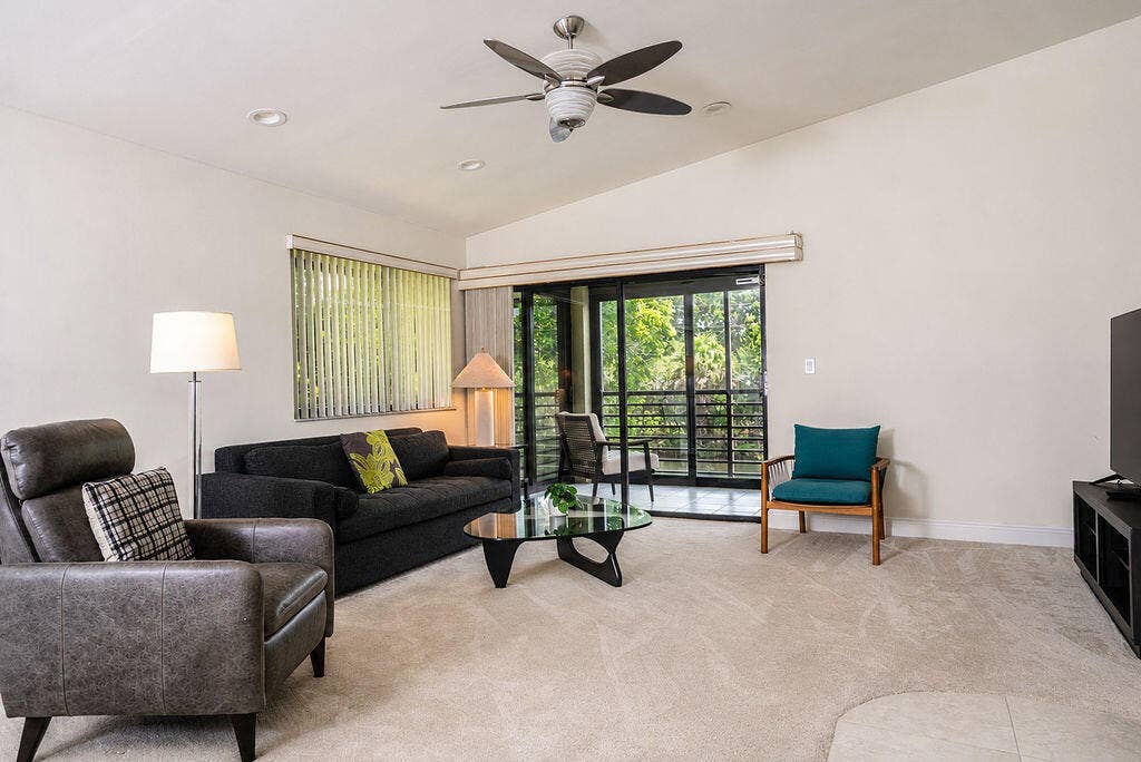 Living Room and Screened Lanai