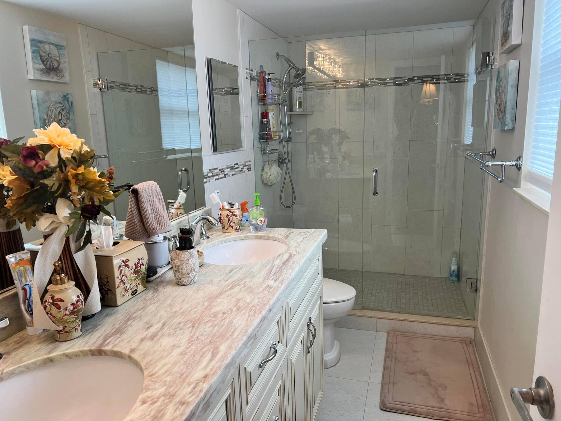 3450 S Ocean Boulevard Boulevard, #701, Palm Beach, Palm Beach, FL 33480 Only floor plan with a window in the bathroom