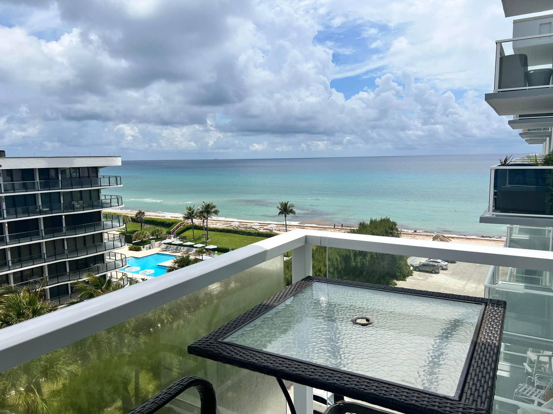 3450 S Ocean Boulevard Boulevard, #701, Palm Beach, Palm Beach, FL 33480 Glass front Balcony