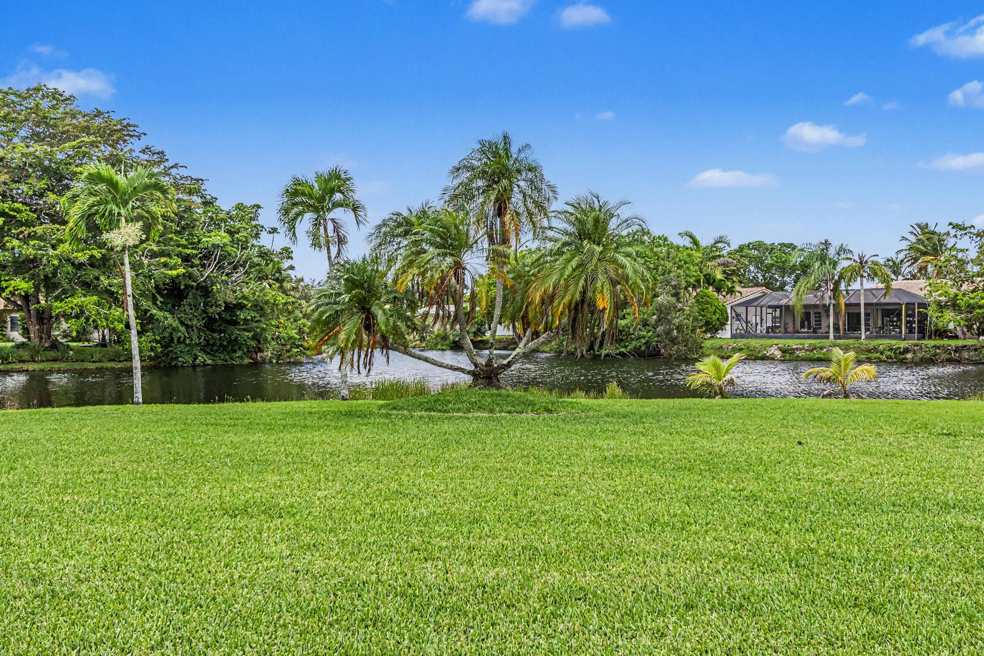 770 Ranch Road, Weston, FL 33326 Westerly view of lake front lot.