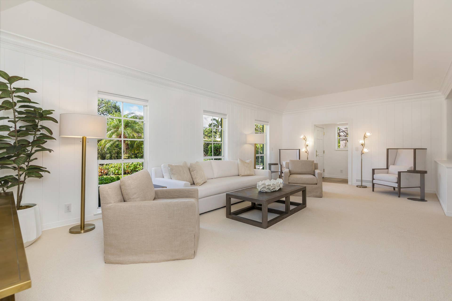 241 Via Linda, Palm Beach, Palm Beach, FL 33480 Living Room