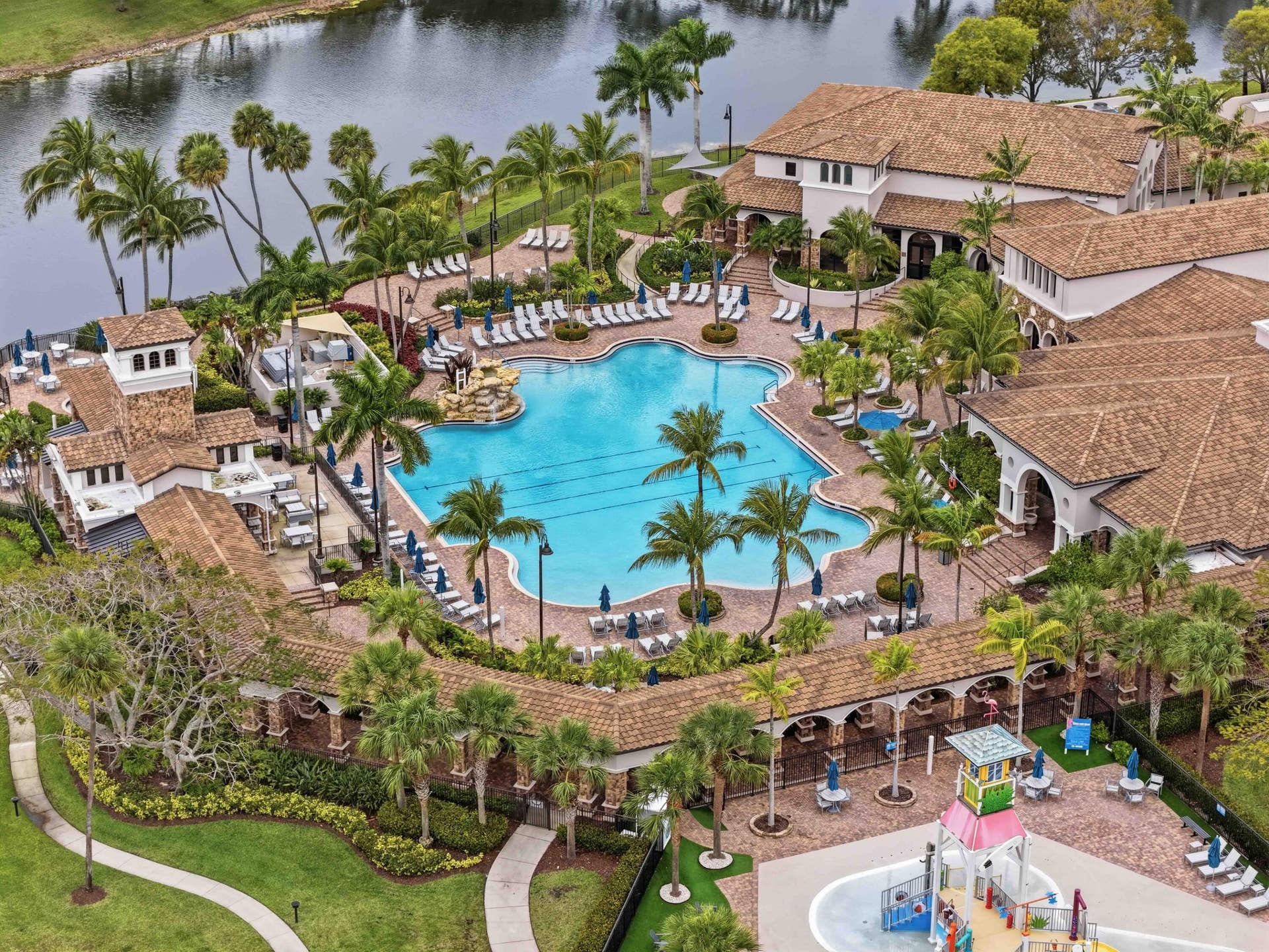 Clubhouse pool