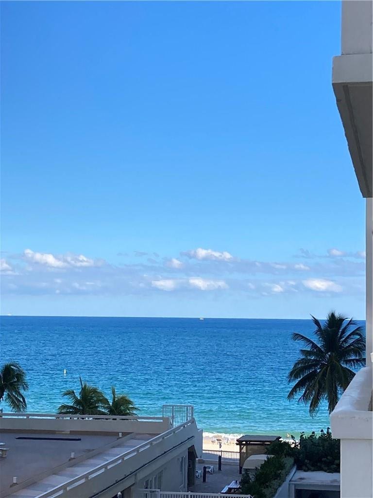 4010 N Galt Ocean Drive, #414, Fort Lauderdale, Fort Lauderdale, FL 33308 Balcony View
