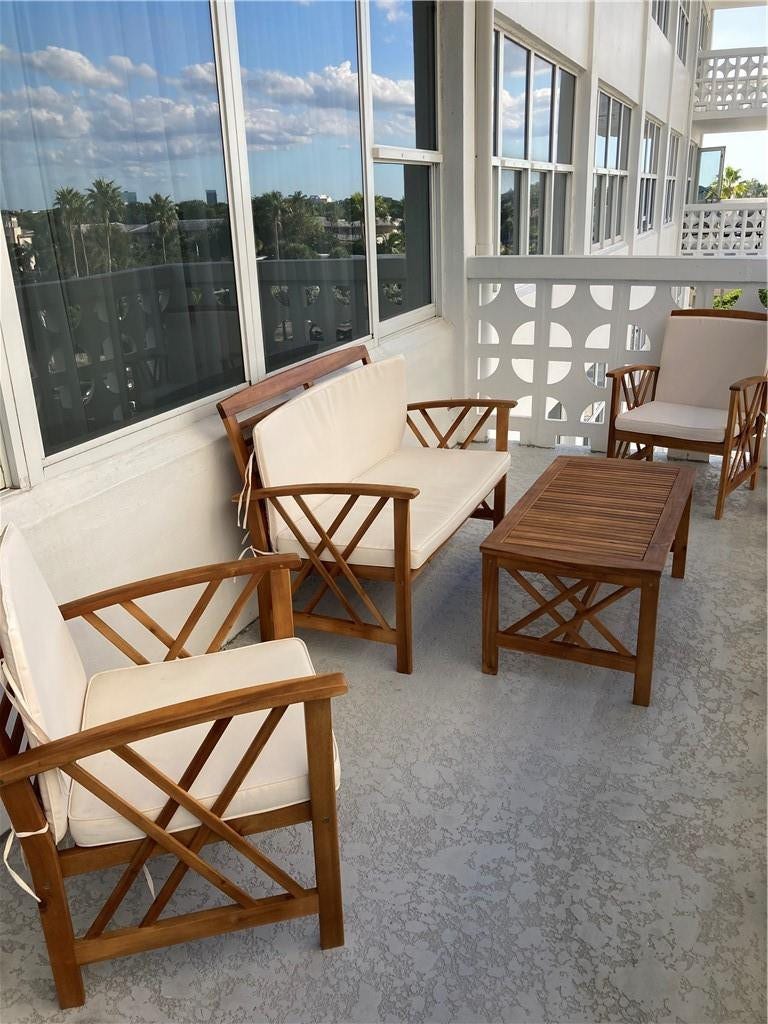 4010 N Galt Ocean Drive, #414, Fort Lauderdale, Fort Lauderdale, FL 33308 Balcony