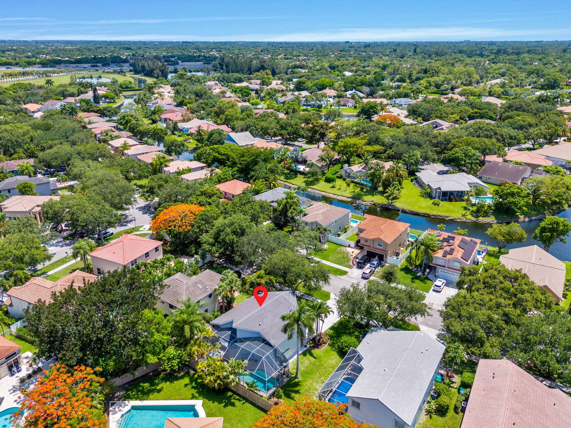 6220 NW 58th Way, Parkland, FL 33067 Aerial View