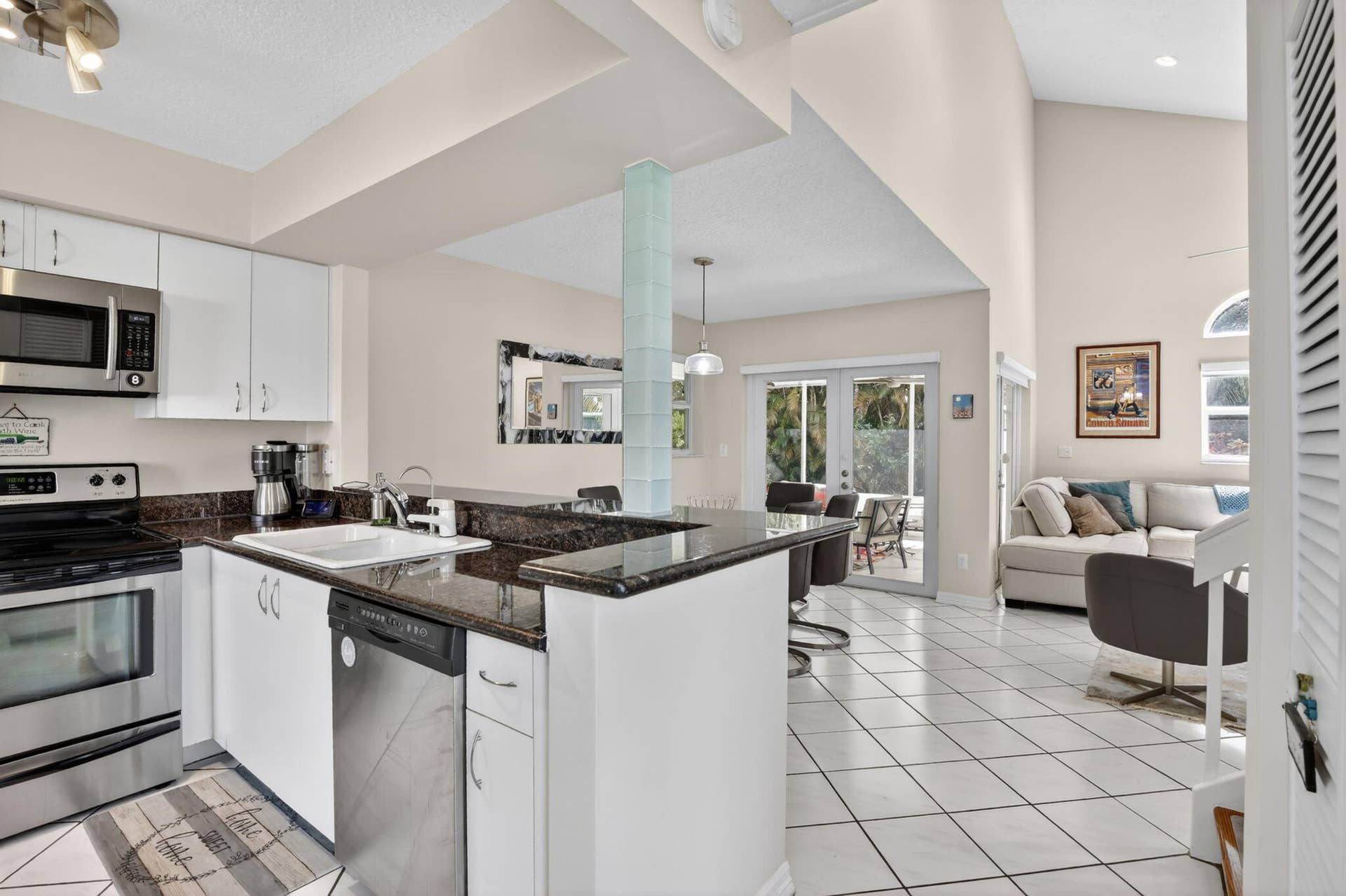 1306 SE 5th Court, Dania Beach, FL 33004 Kitchen/Dining Room/Living Room