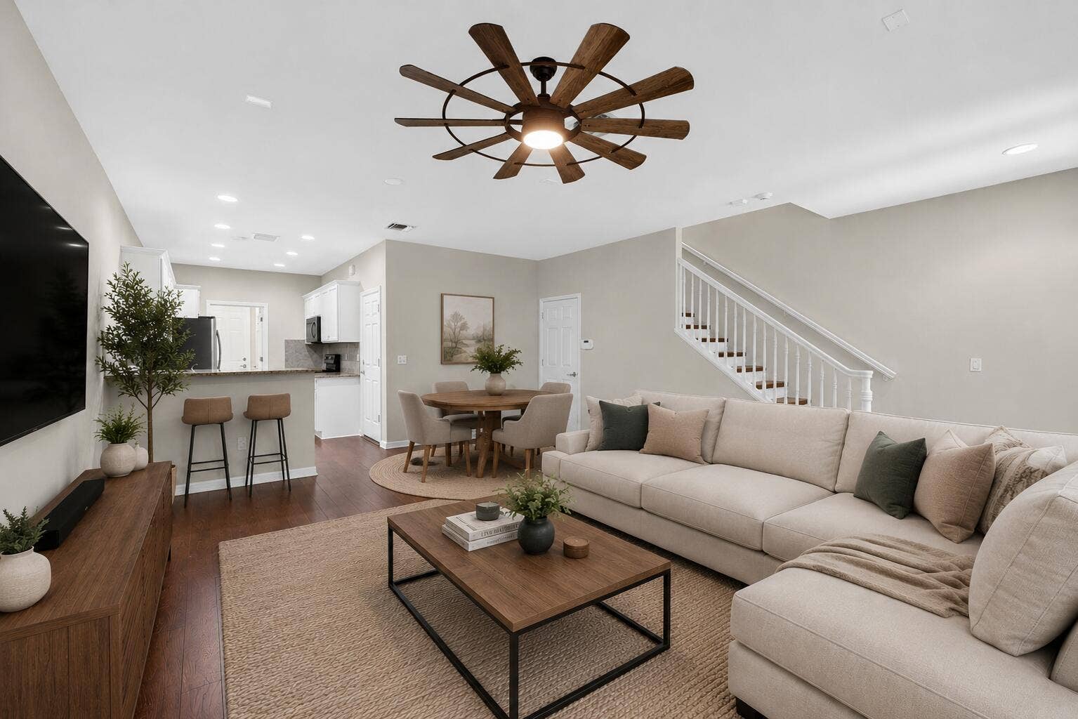 1126 Dakota Drive, Jupiter, FL 33458 Virtually Stage Living & Dining Room